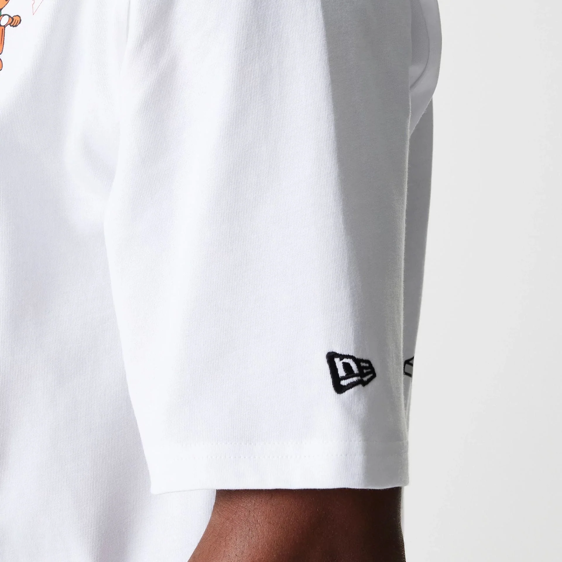 New Era Pizza Club Graphic White Oversized T-Shirt - Image 8