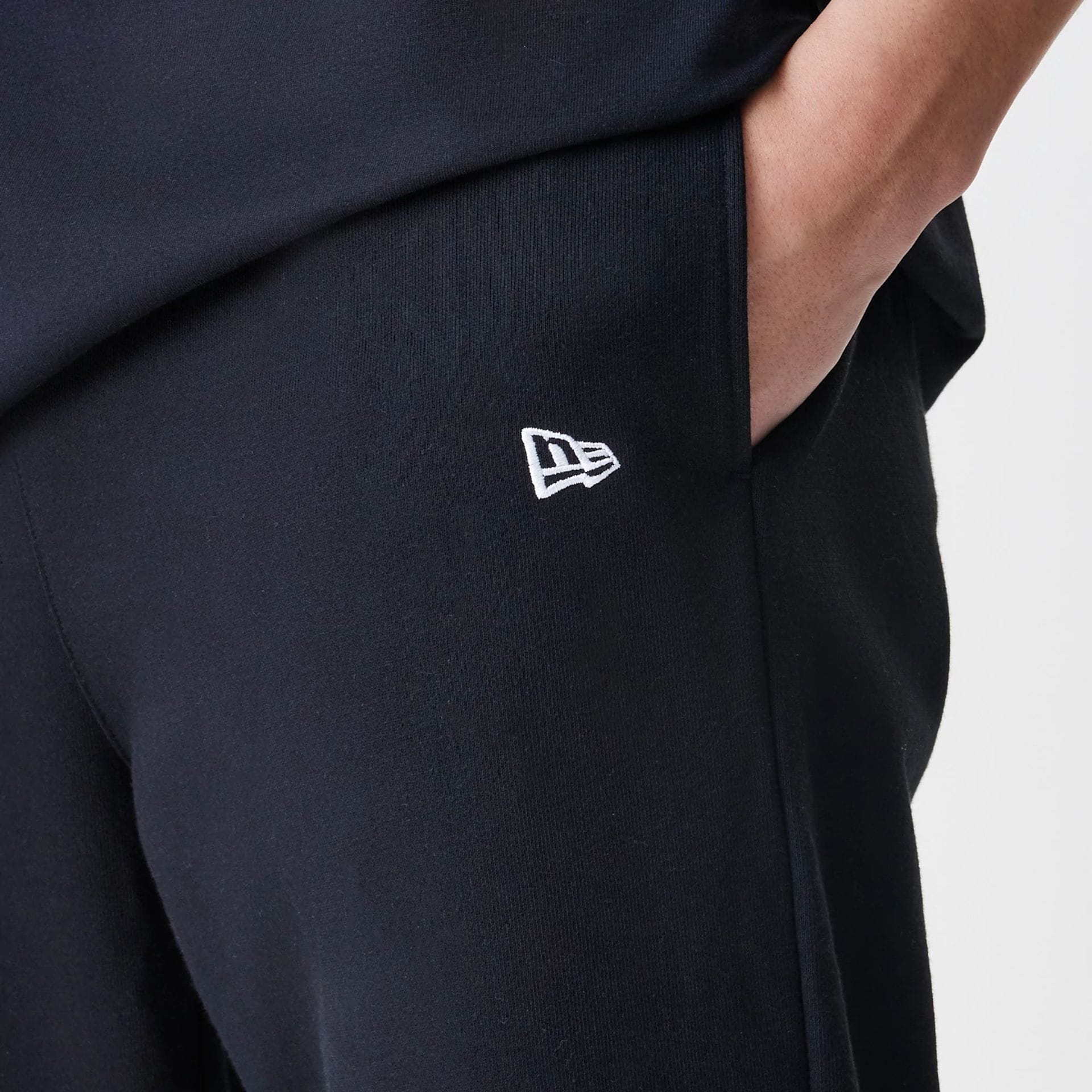 New Era Premium Essential Black Joggers - Image 5