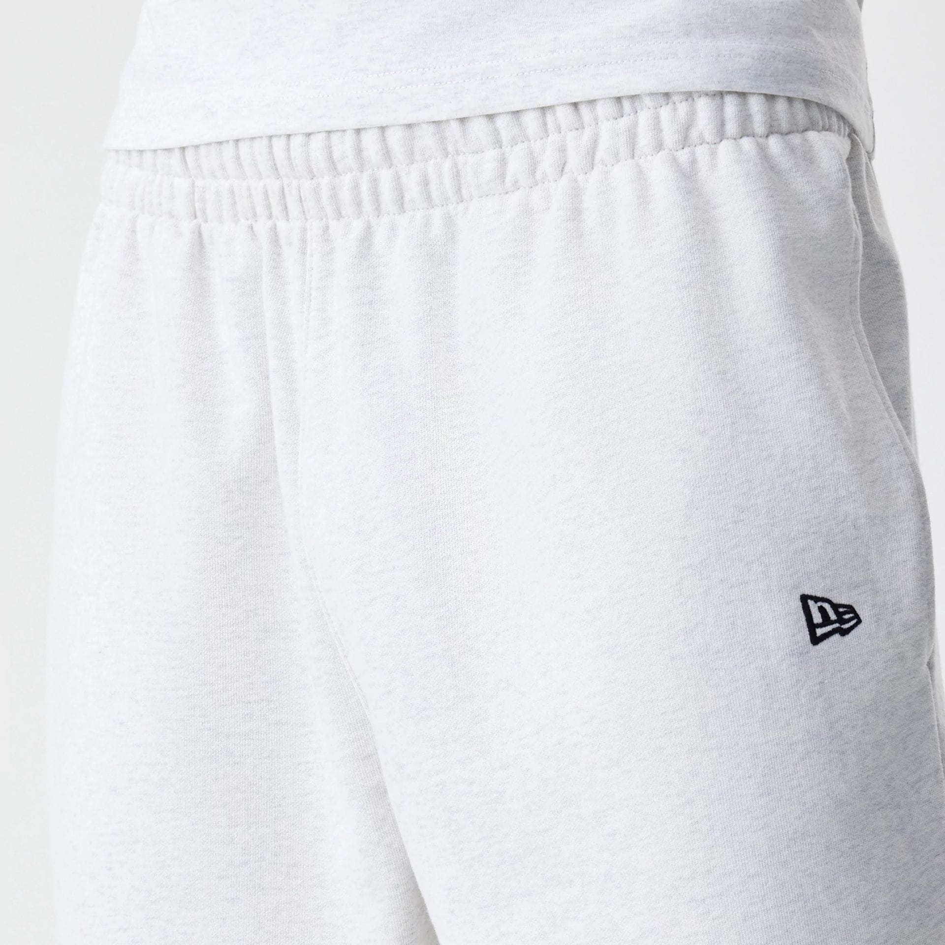 New Era Premium Essential Pastel Grey Oversized Shorts - Image 6