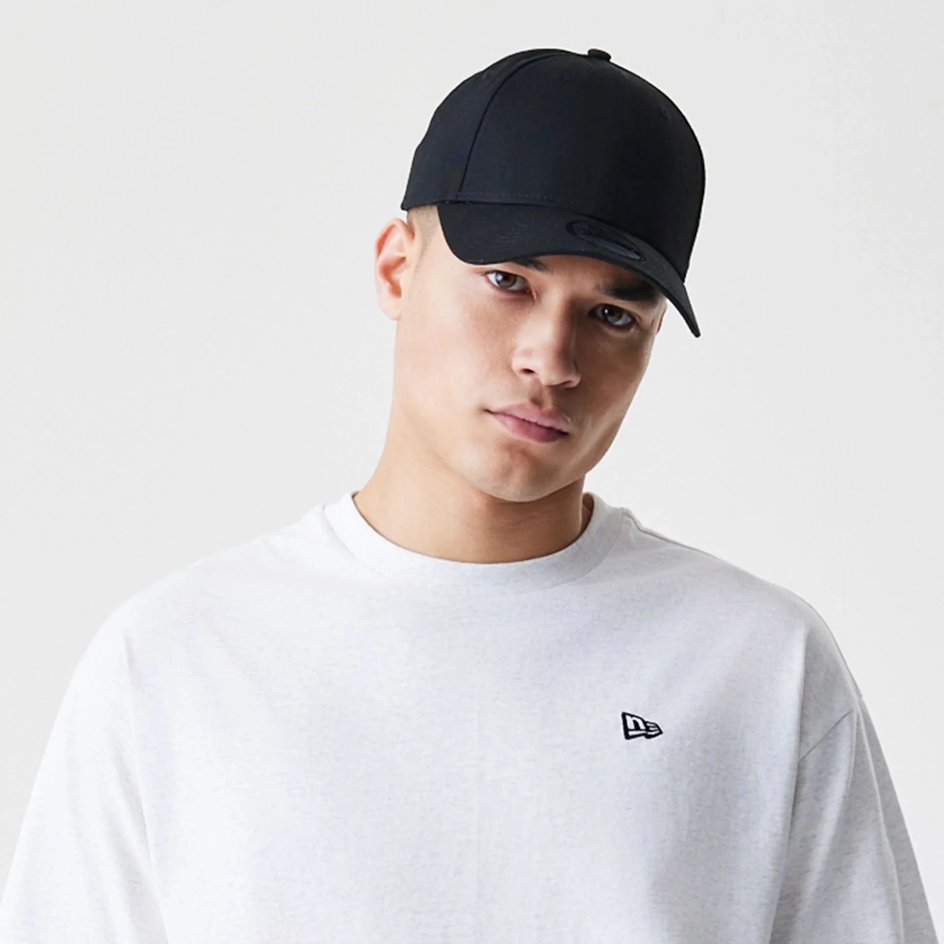 New Era Premium Essential Pastel Grey Oversized T-Shirt - Image 4