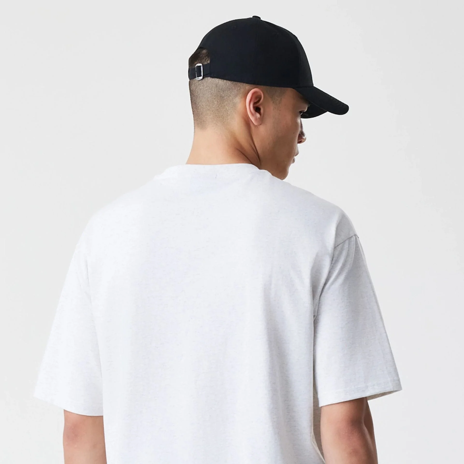 New Era Premium Essential Pastel Grey Oversized T-Shirt - Image 7