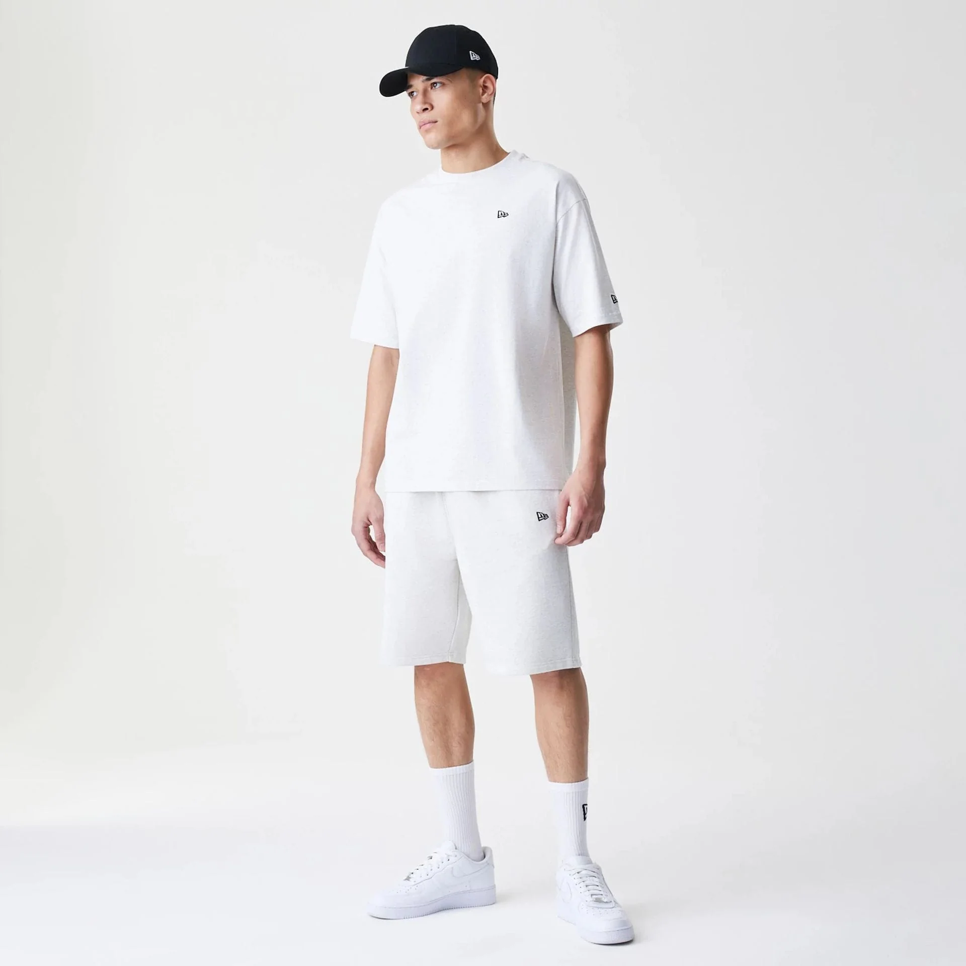 New Era Premium Essential Pastel Grey Oversized T-Shirt - Image 8
