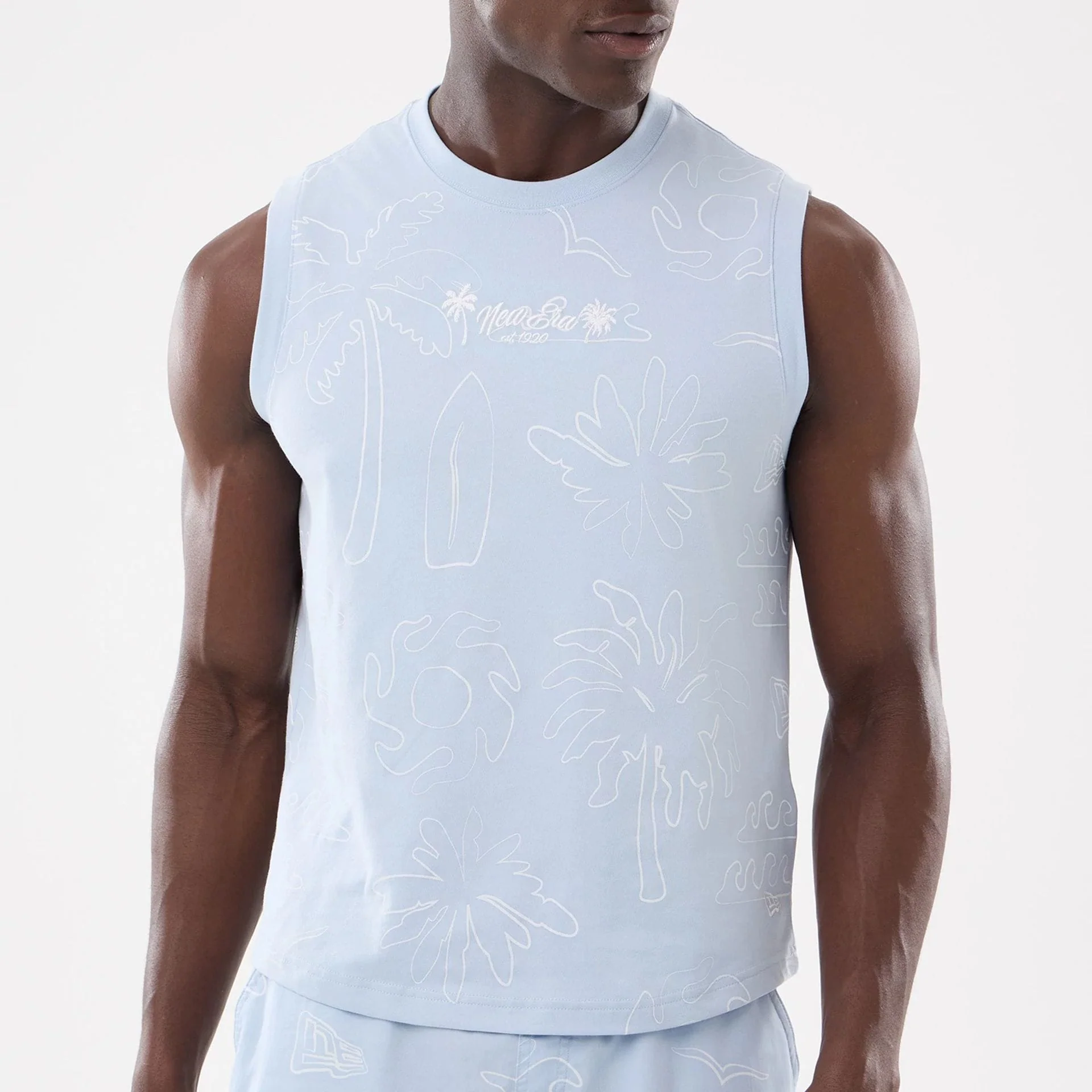 New Era Resort Blue Tank Top - Image 3