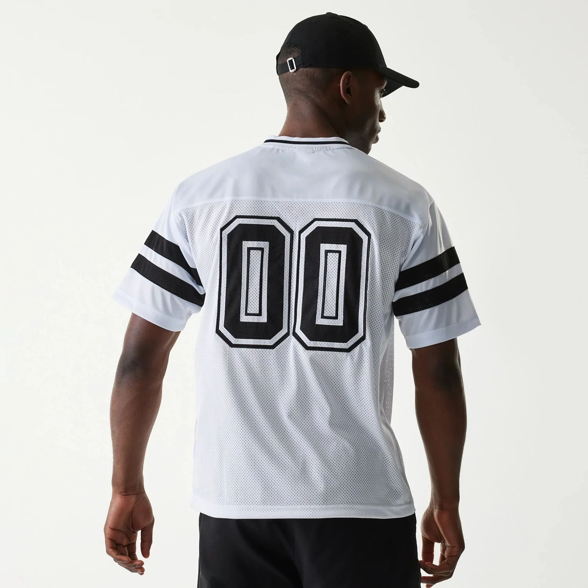 New Era Retro Sports White Mesh Jersey - Image 2