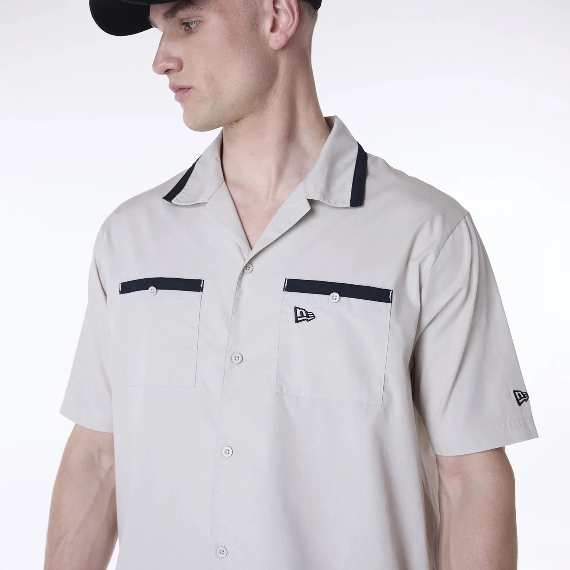 New Era Revere Cream Short Sleeve Shirt - Image 3