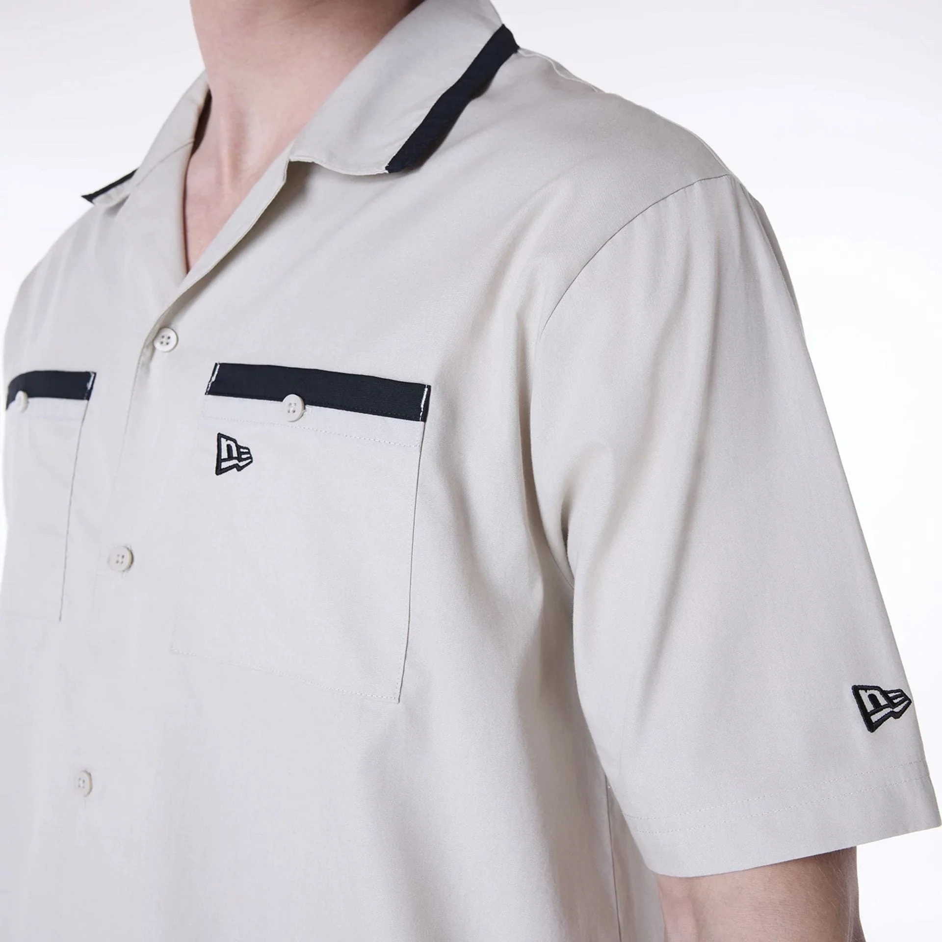 New Era Revere Cream Short Sleeve Shirt - Image 4