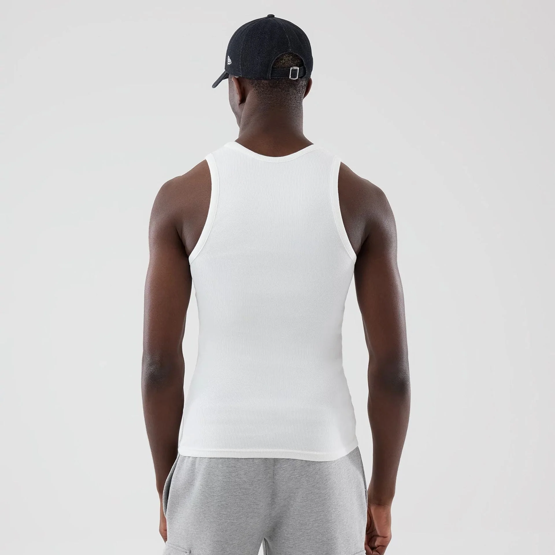 New Era Rib White Vest - Image 2