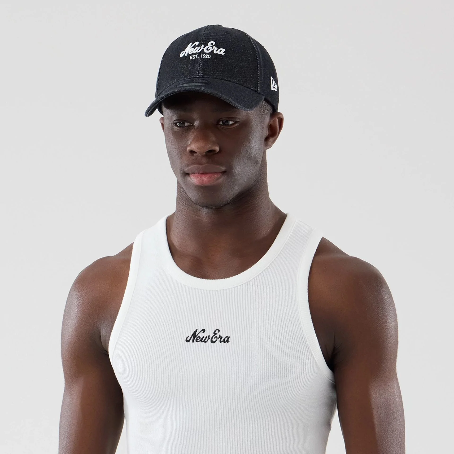 New Era Rib White Vest - Image 5