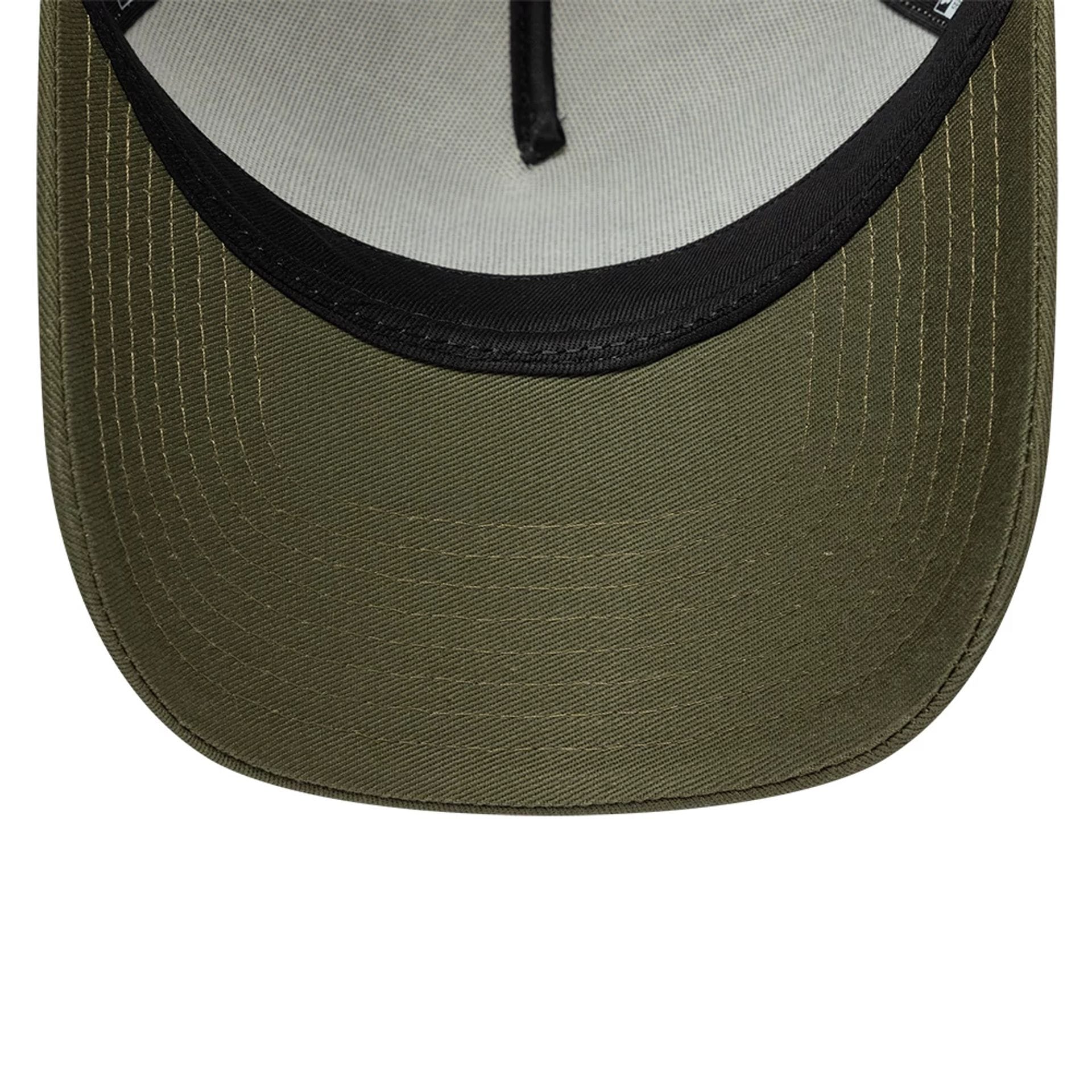 New Era Round Patch White 9FORTY A-Frame Trucker Adjustable Cap - Image 7