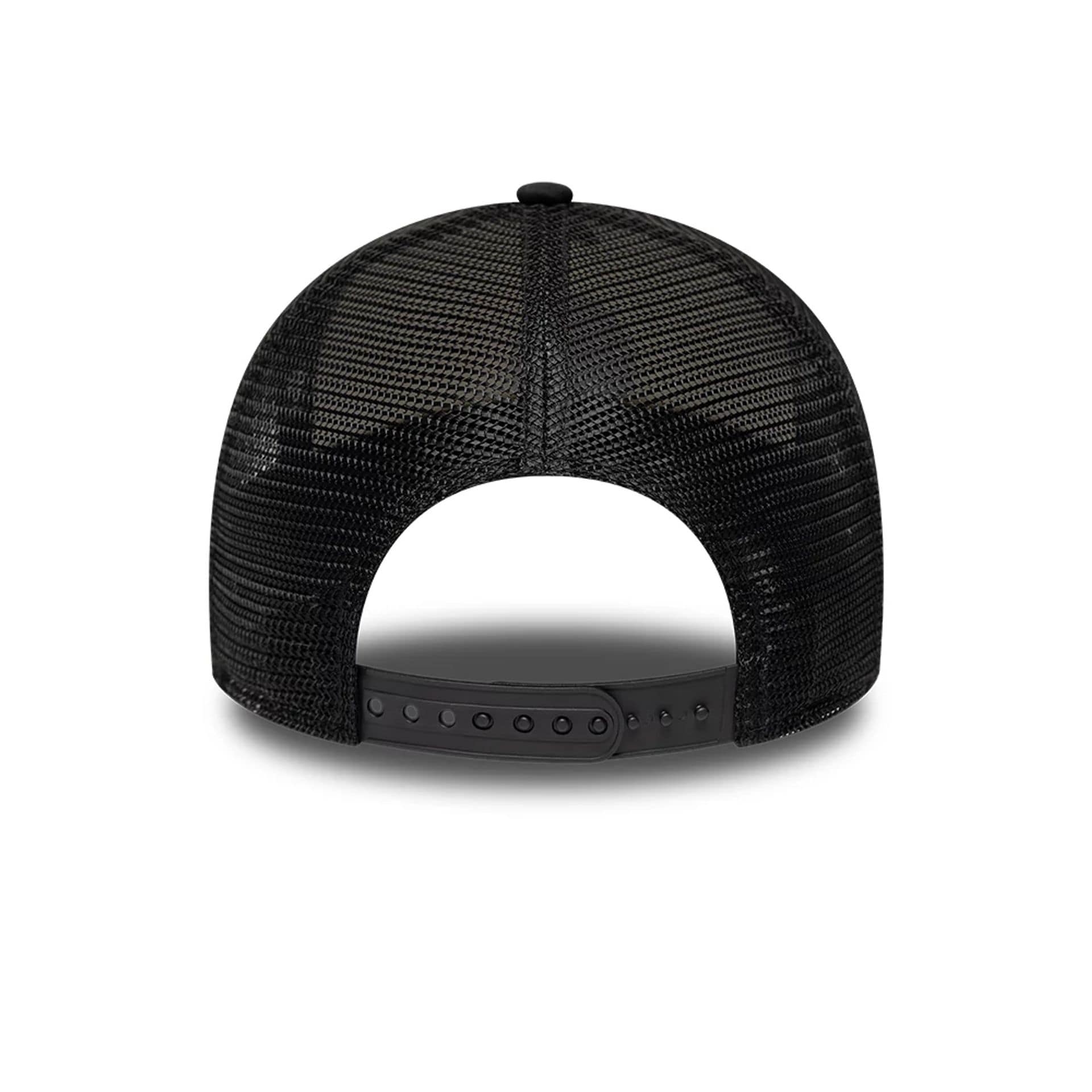 New Era Round Patch White 9FORTY A-Frame Trucker Adjustable Cap - Image 6