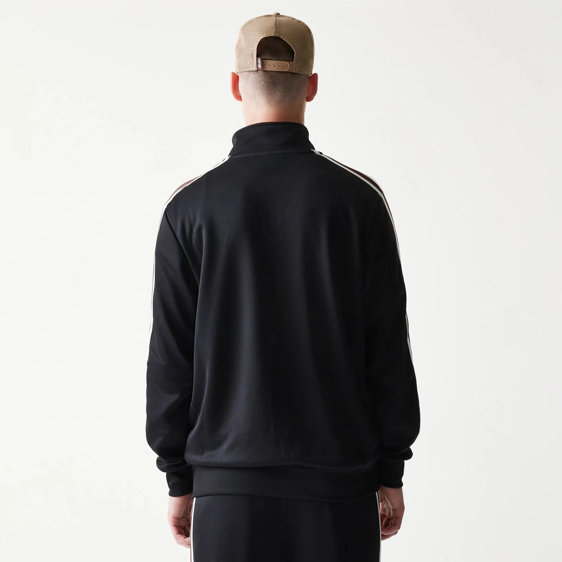 New Era Script Black Track Jacket - Image 2
