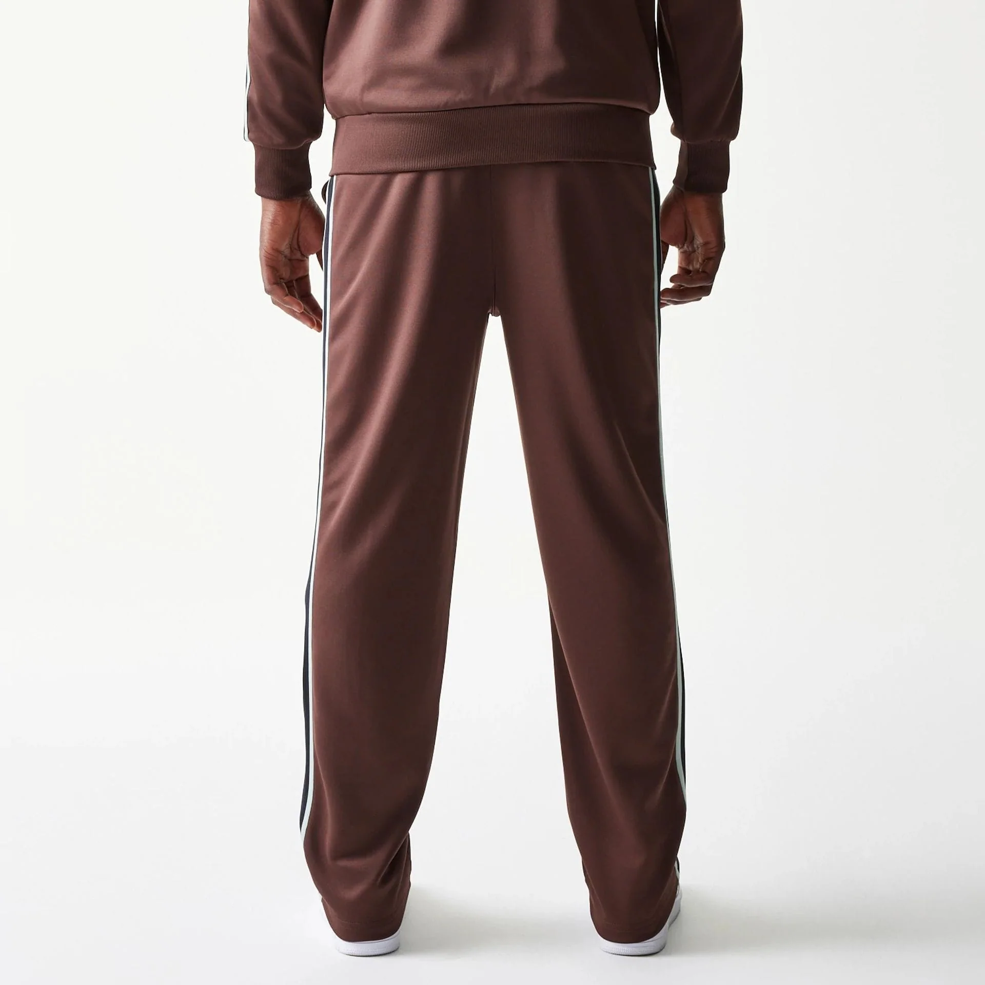 New Era Script Brown Straight Leg Joggers - Image 2
