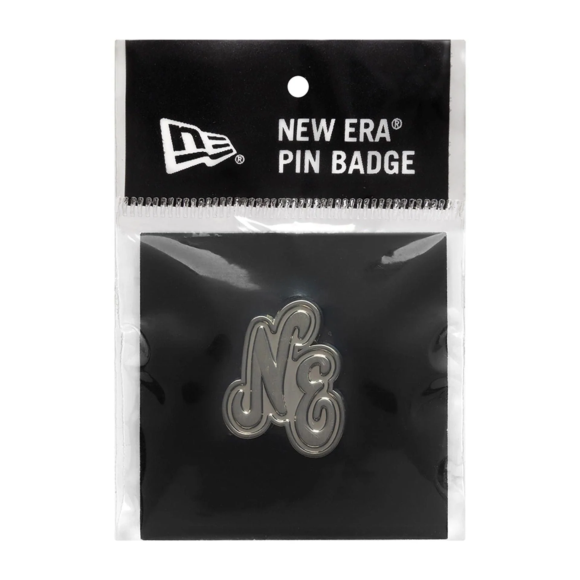 New Era Script Heritage Connect Silver Pin Badge - Image 3