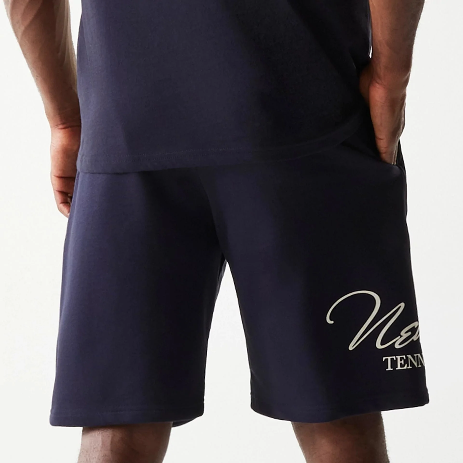 New Era Side Logo Navy Shorts - Image 5