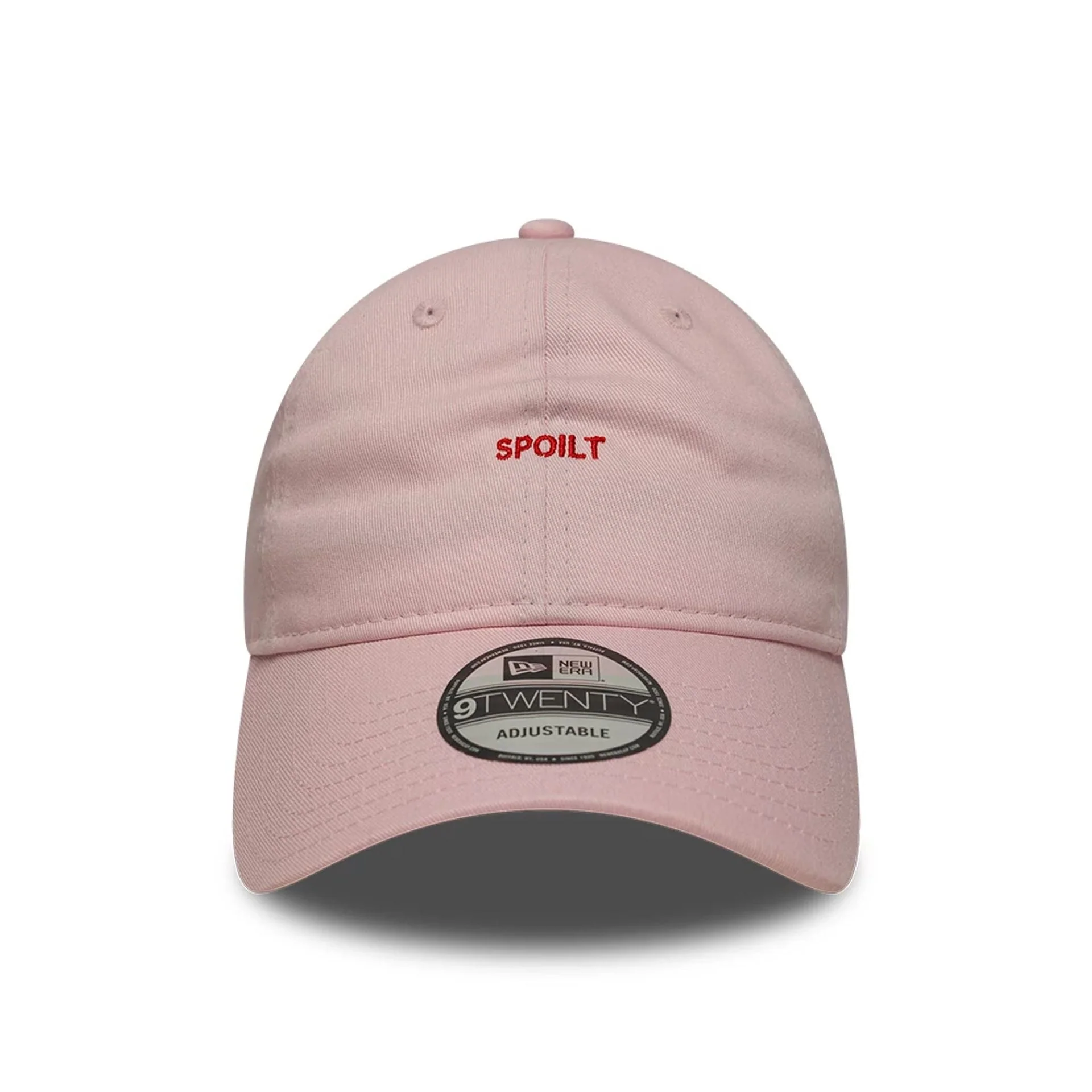 New Era Slogan Spoilt Pastel Pink 9TWENTY Adjustable Cap - Image 2