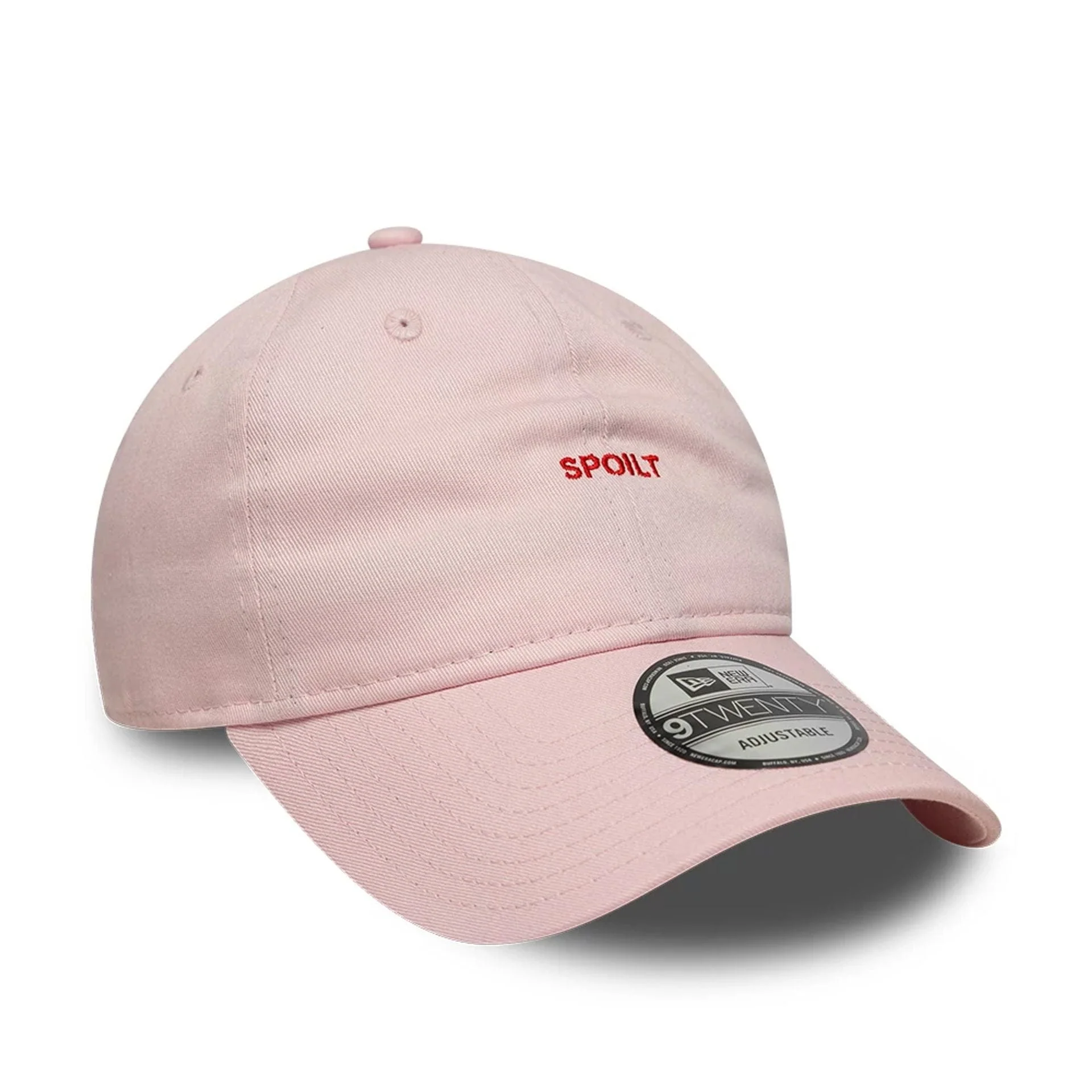 New Era Slogan Spoilt Pastel Pink 9TWENTY Adjustable Cap - Image 3