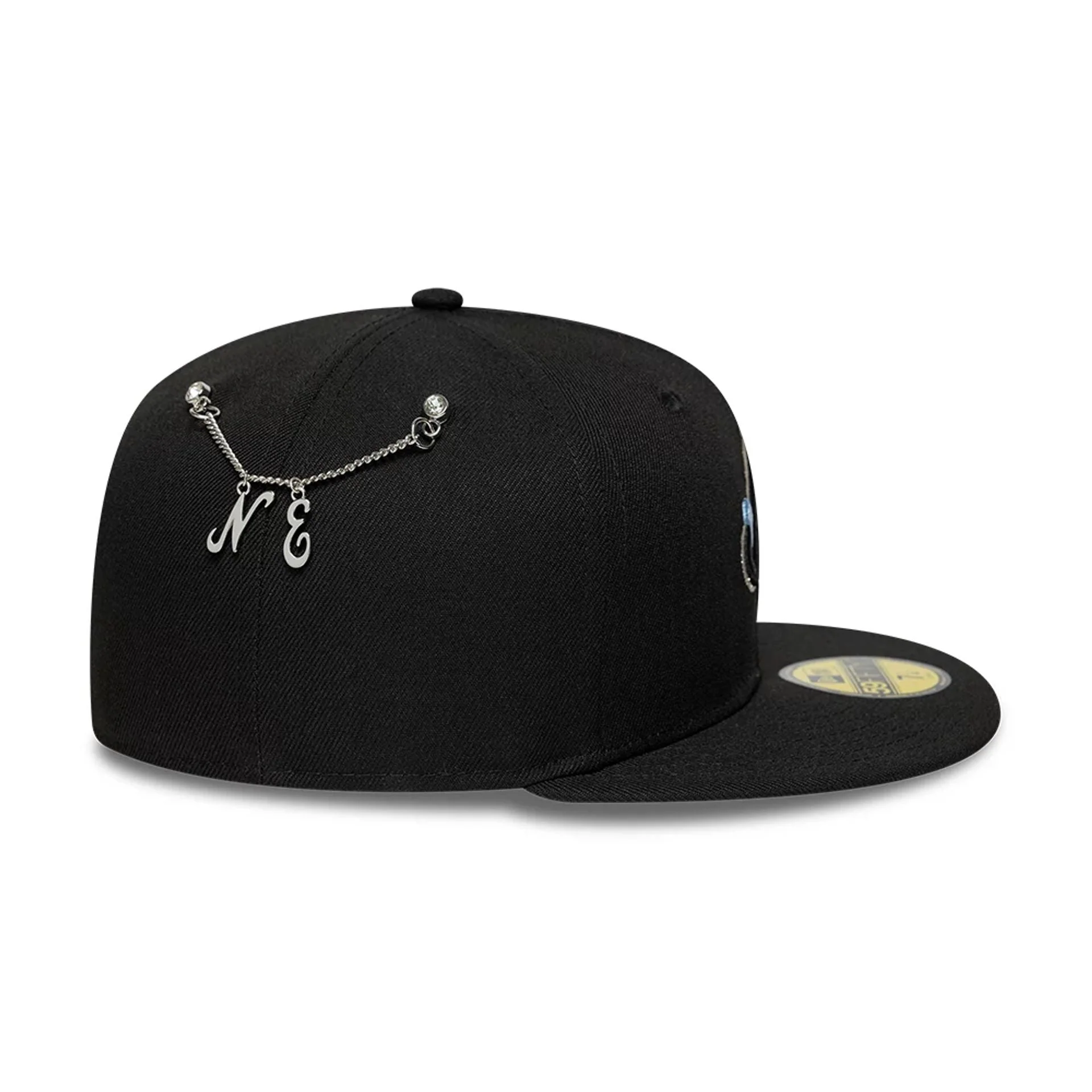 New Era Snow Icon Black 59FIFTY Fitted Cap - Image 2