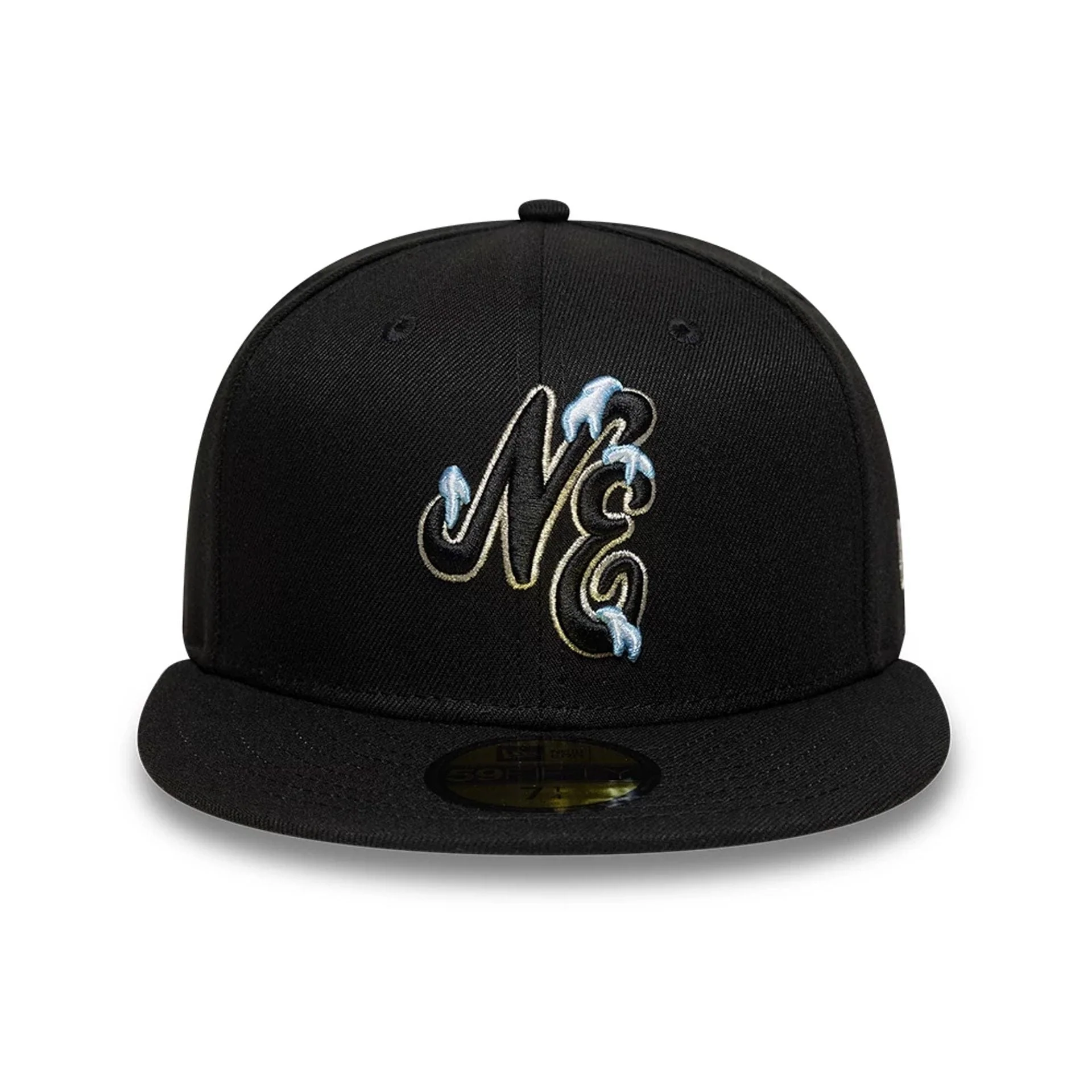 New Era Snow Icon Black 59FIFTY Fitted Cap - Image 3
