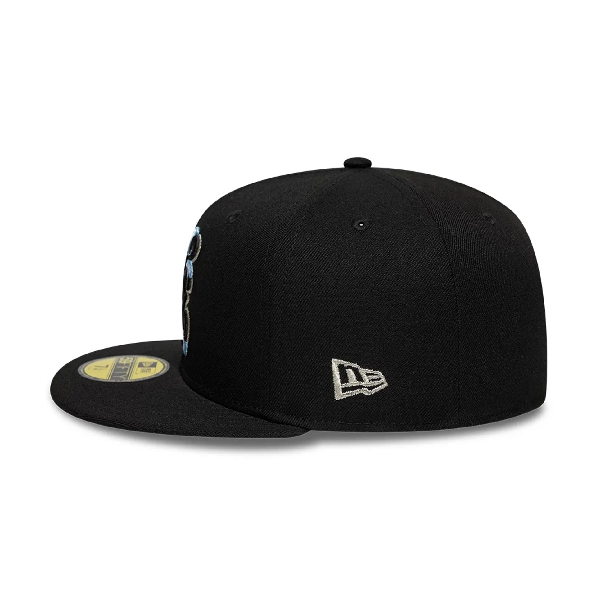 New Era Snow Icon Black 59FIFTY Fitted Cap - Image 6