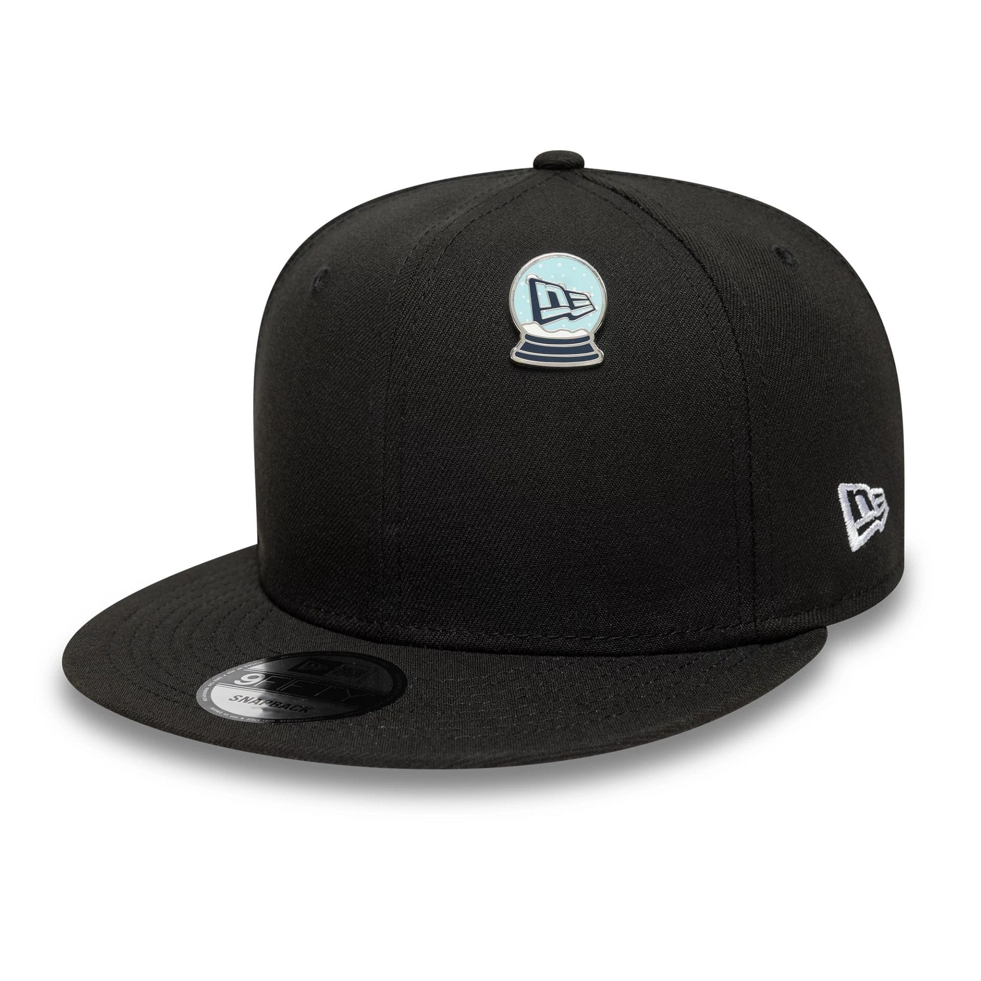 New Era Snowglobe Black Pin Badge - Image 2