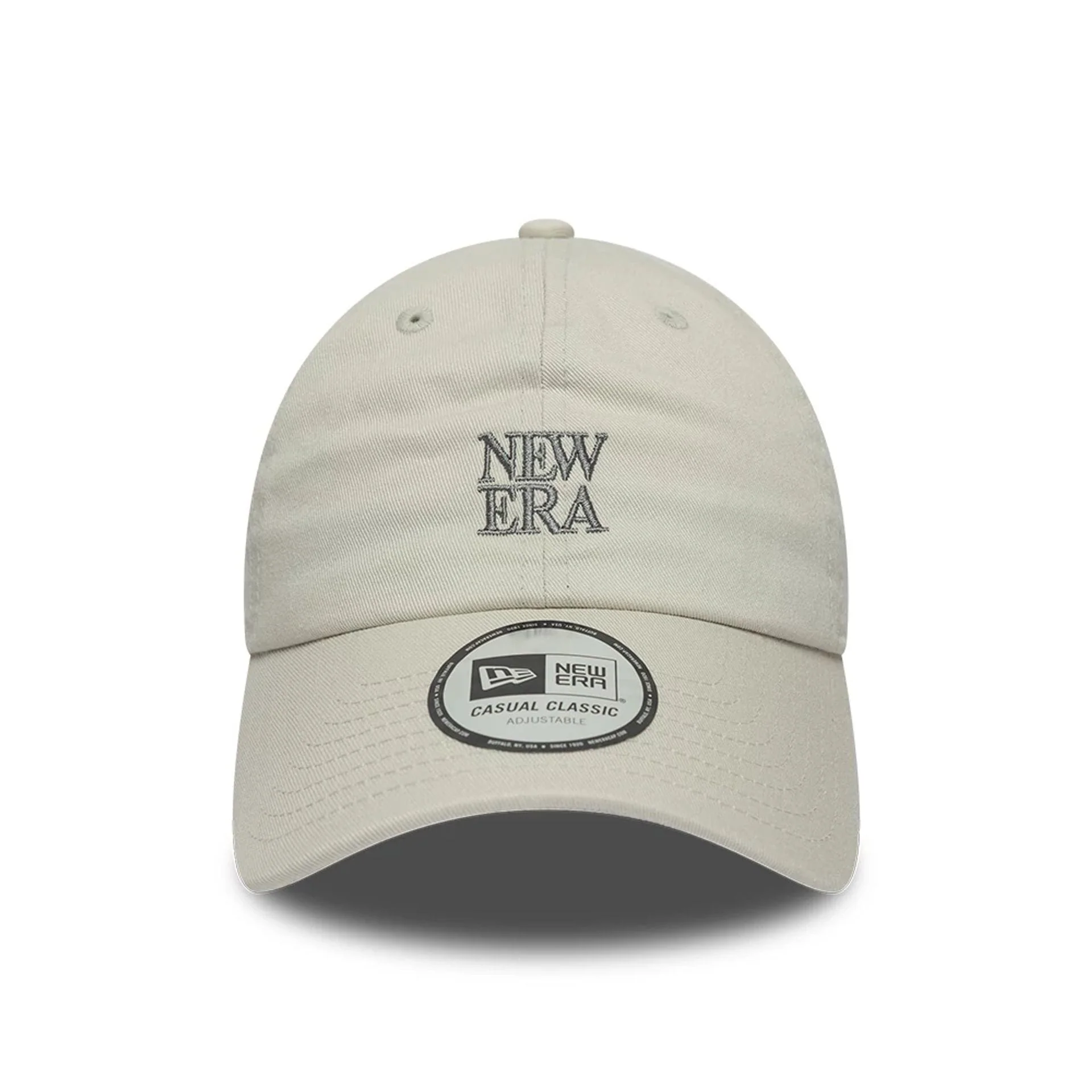 New Era Square Logo Cream Casual Classic Adjustable Cap - Image 2