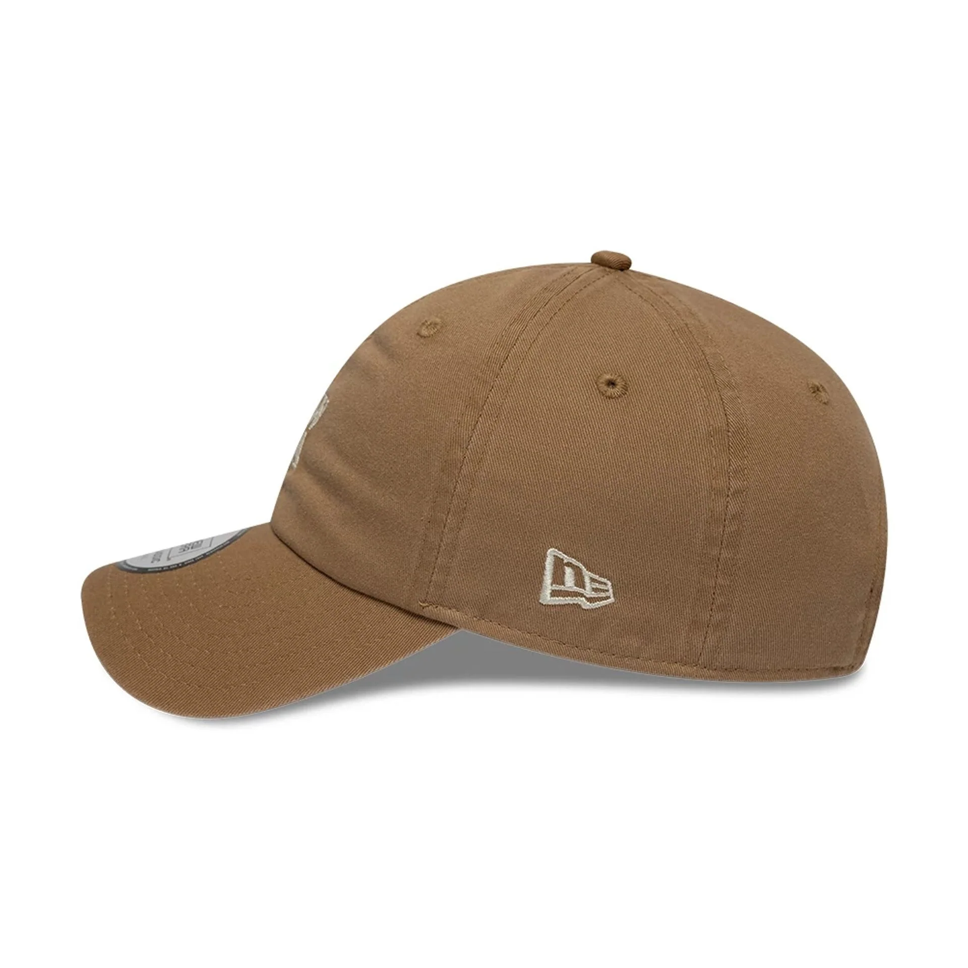 New Era Square Logo Dark Beige Casual Classic Adjustable Cap - Image 5