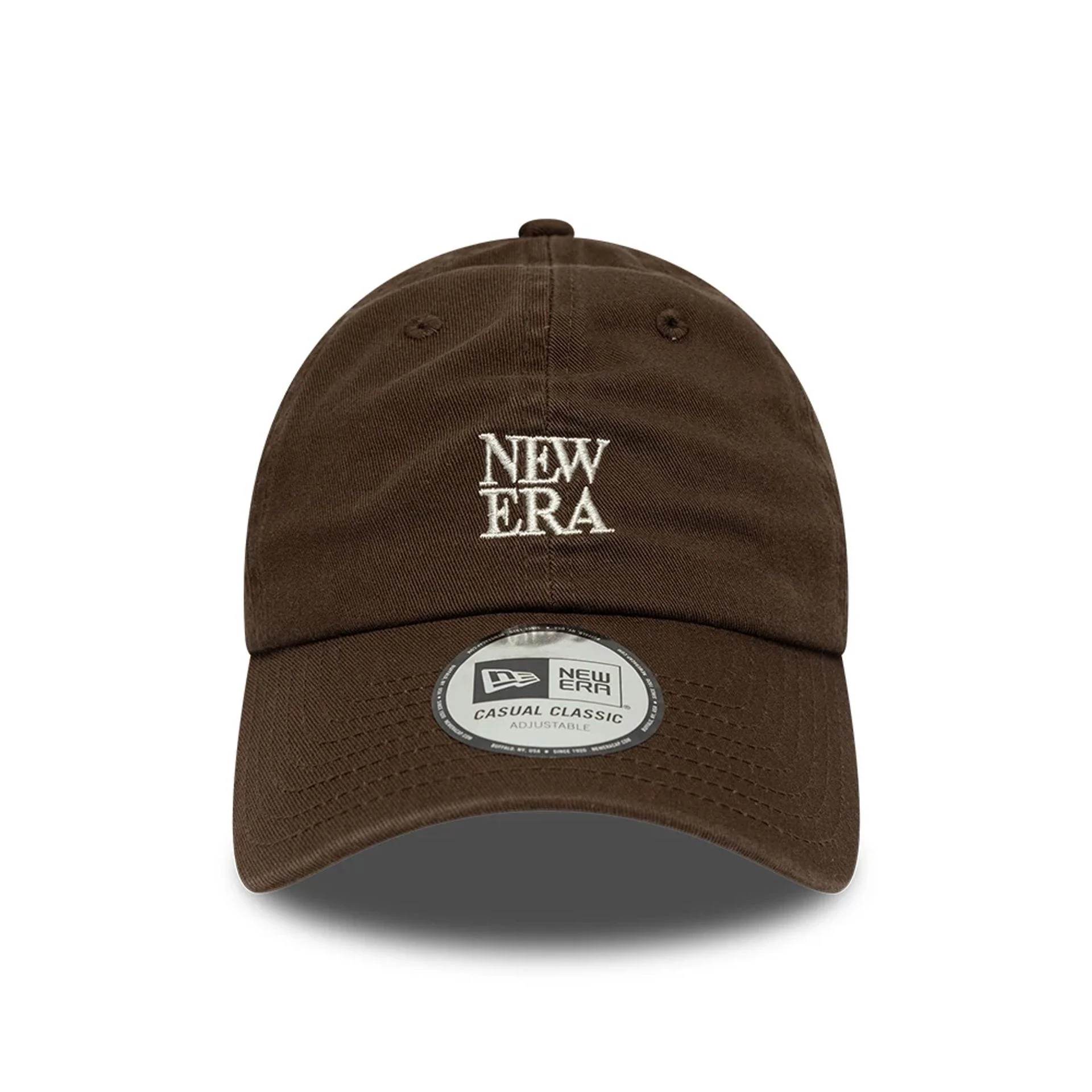 New Era Square Logo Dark Brown Casual Classic Adjustable Cap - Image 2