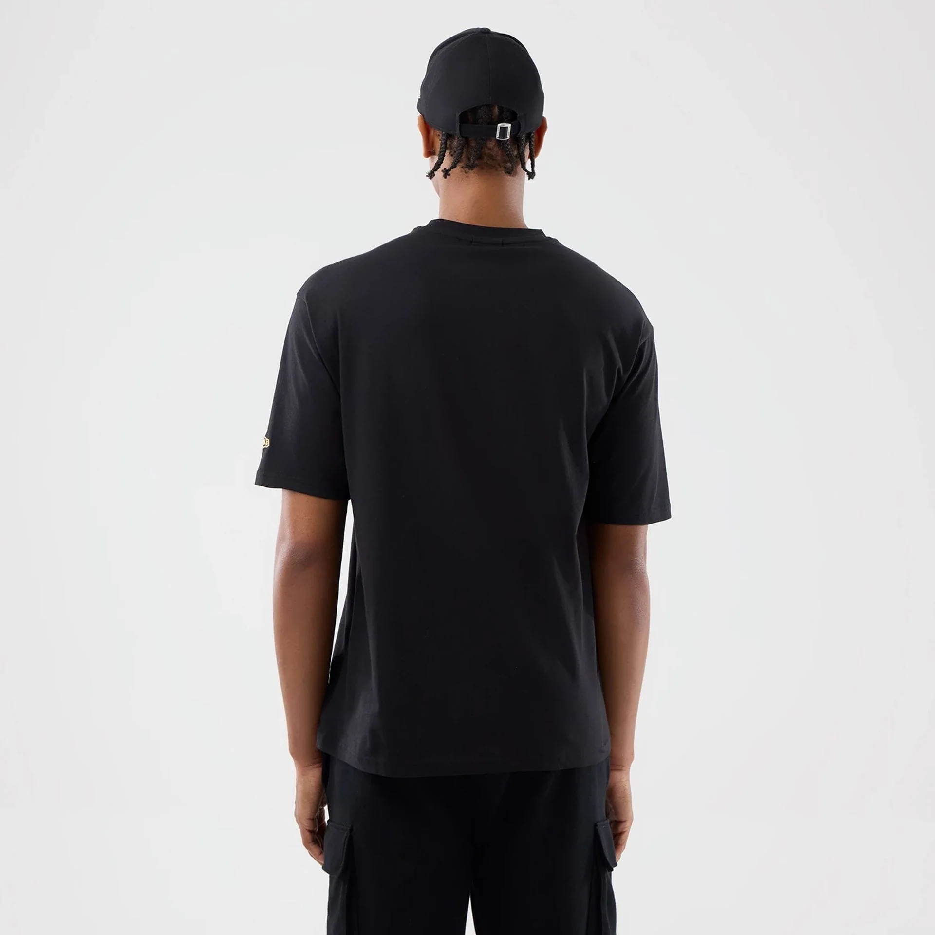 New Era Sticker Copenhagen Black Oversized T-Shirt - Image 2