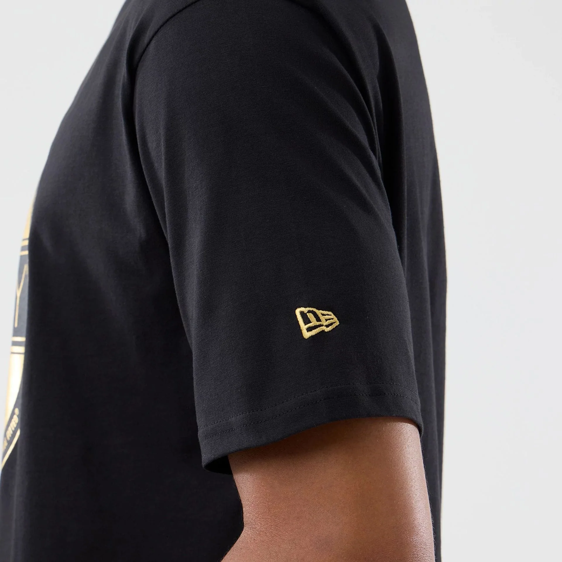 New Era Sticker Copenhagen Black Oversized T-Shirt - Image 5