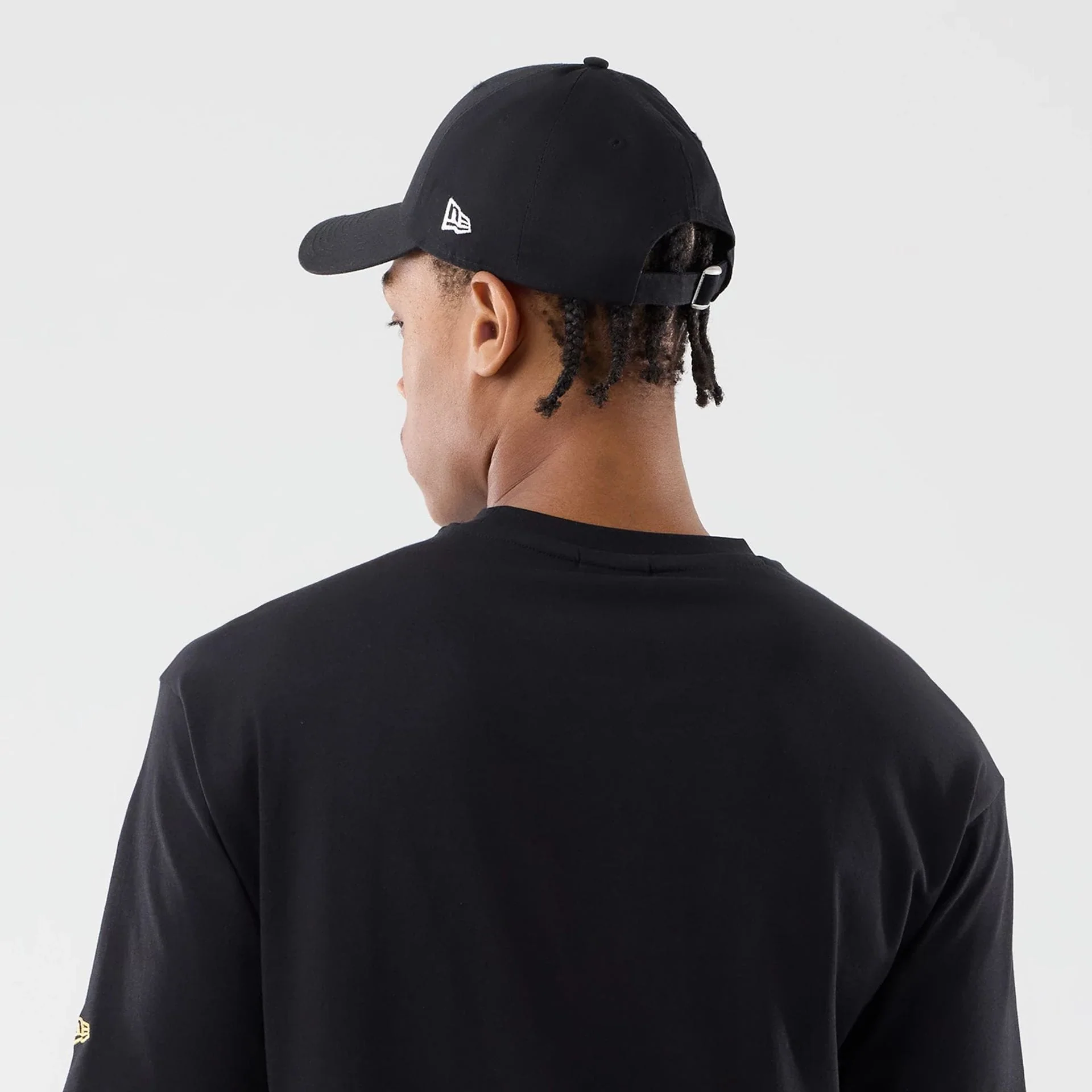 New Era Sticker Copenhagen Black Oversized T-Shirt - Image 7