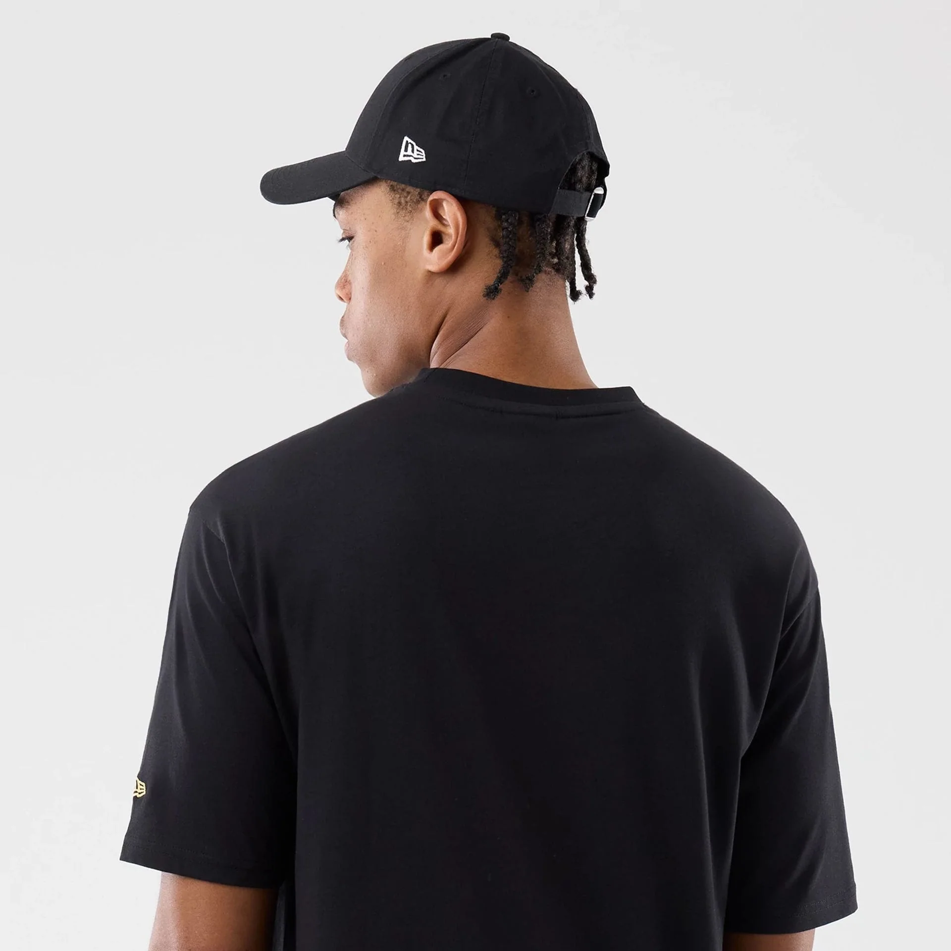 New Era Sticker Madrid Black Oversized T-Shirt - Image 7