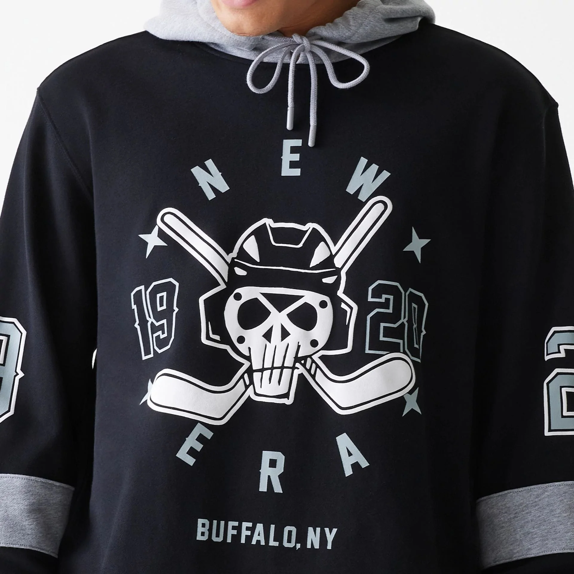 New Era Street Dangle Grey Pullover Hoodie - Image 3