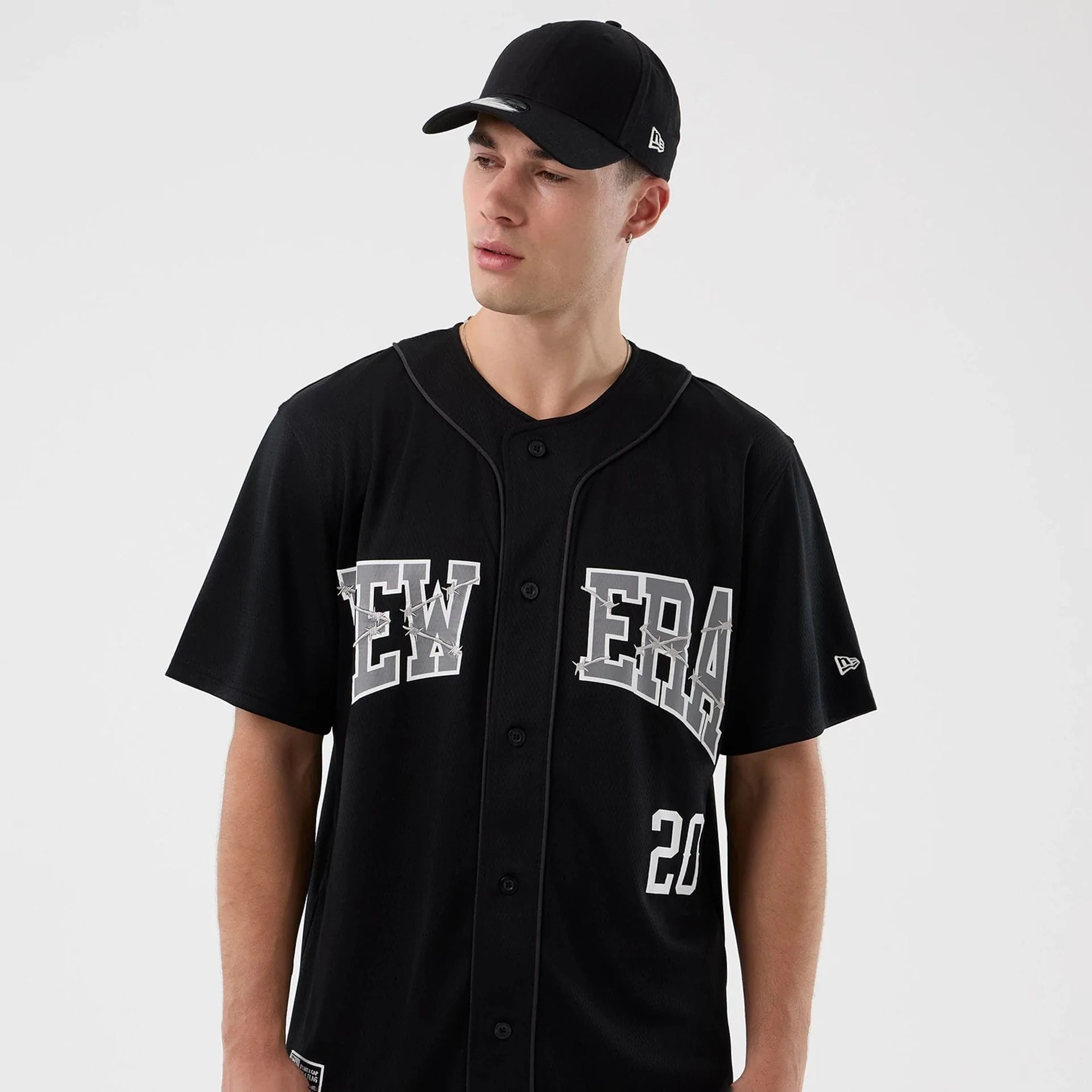 New Era Street Graphic Black Jersey - Image 7