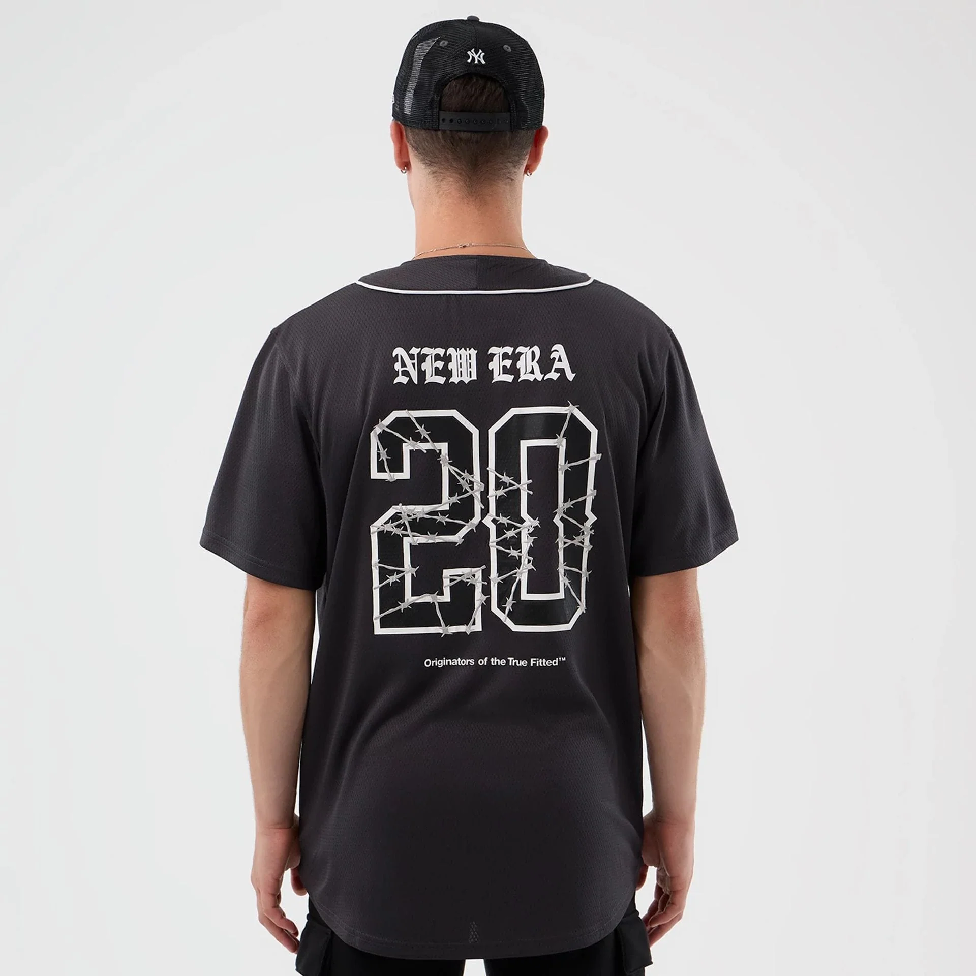 New Era Street Graphic Dark Grey Jersey - Image 2