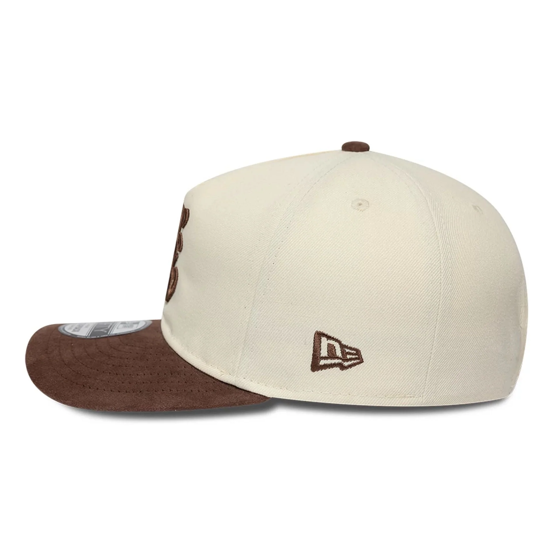 New Era Suede Visor Cream 9FIFTY A-Frame Adjustable Cap - Image 5