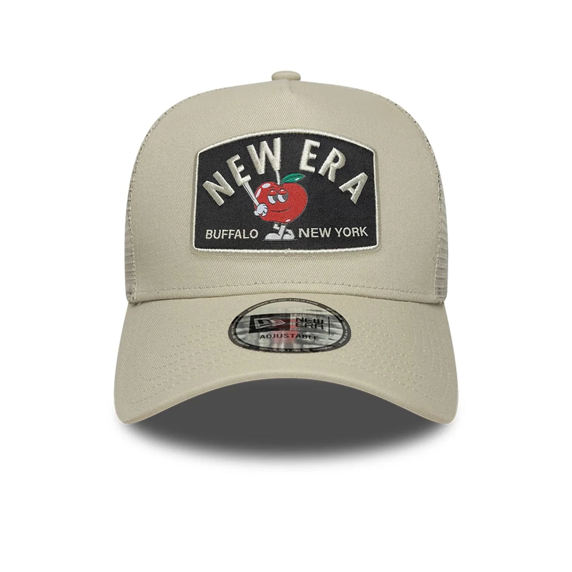 New Era Summer Patch Cream 9FORTY A-Frame Trucker Adjustable Cap - Image 2