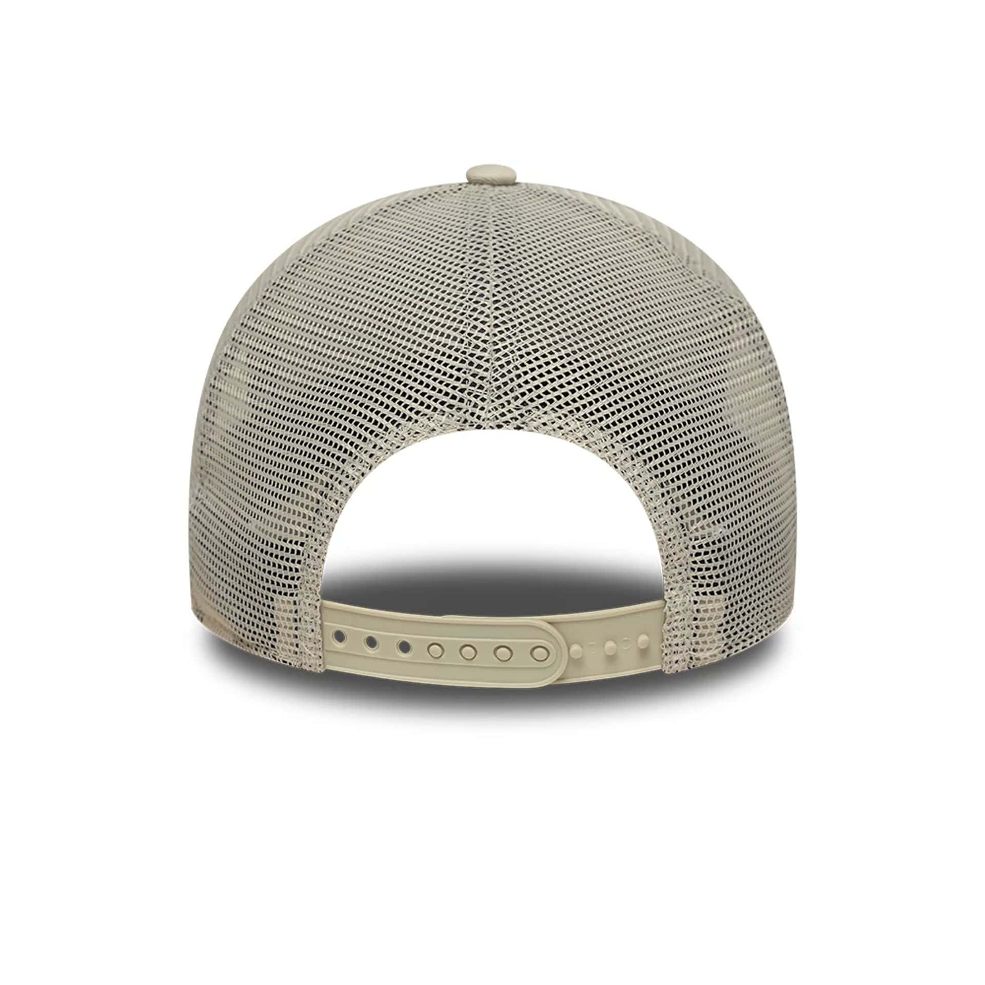 New Era Summer Patch Cream 9FORTY A-Frame Trucker Adjustable Cap - Image 4