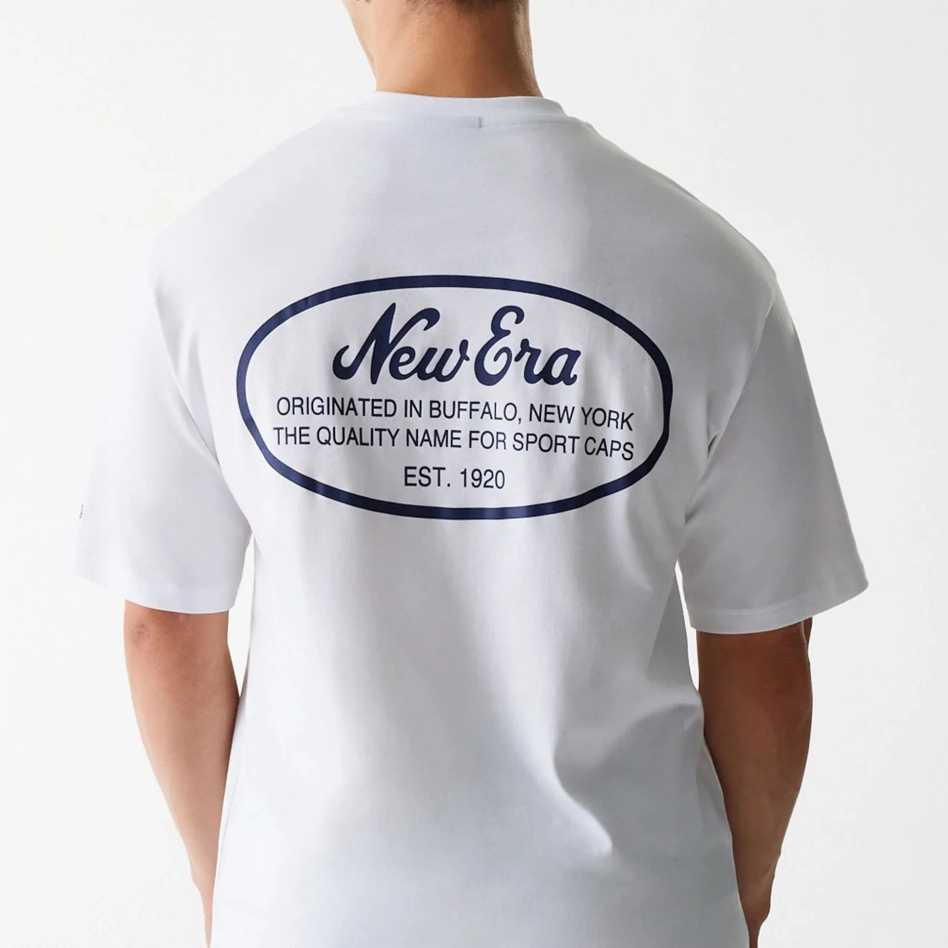 New Era Trucker Patch White Oversized T-Shirt - Image 4