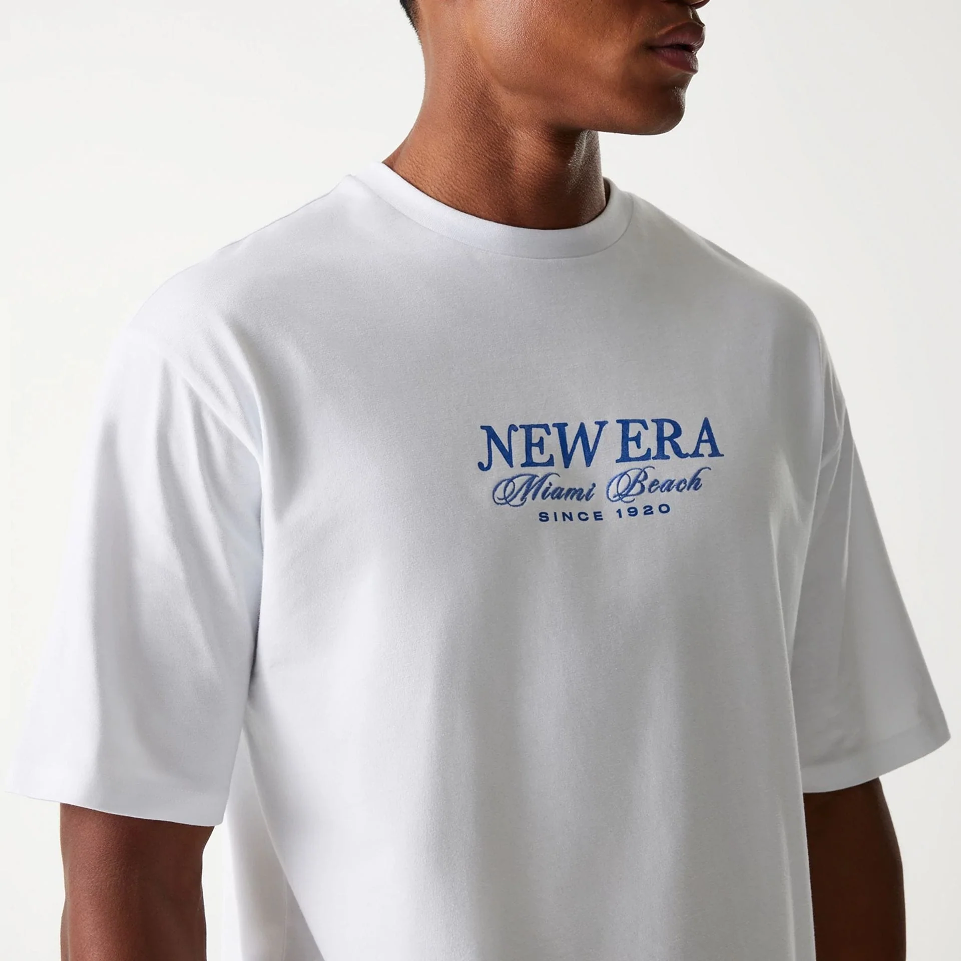 New Era Vacation Graphic White Oversized T-Shirt - Image 6