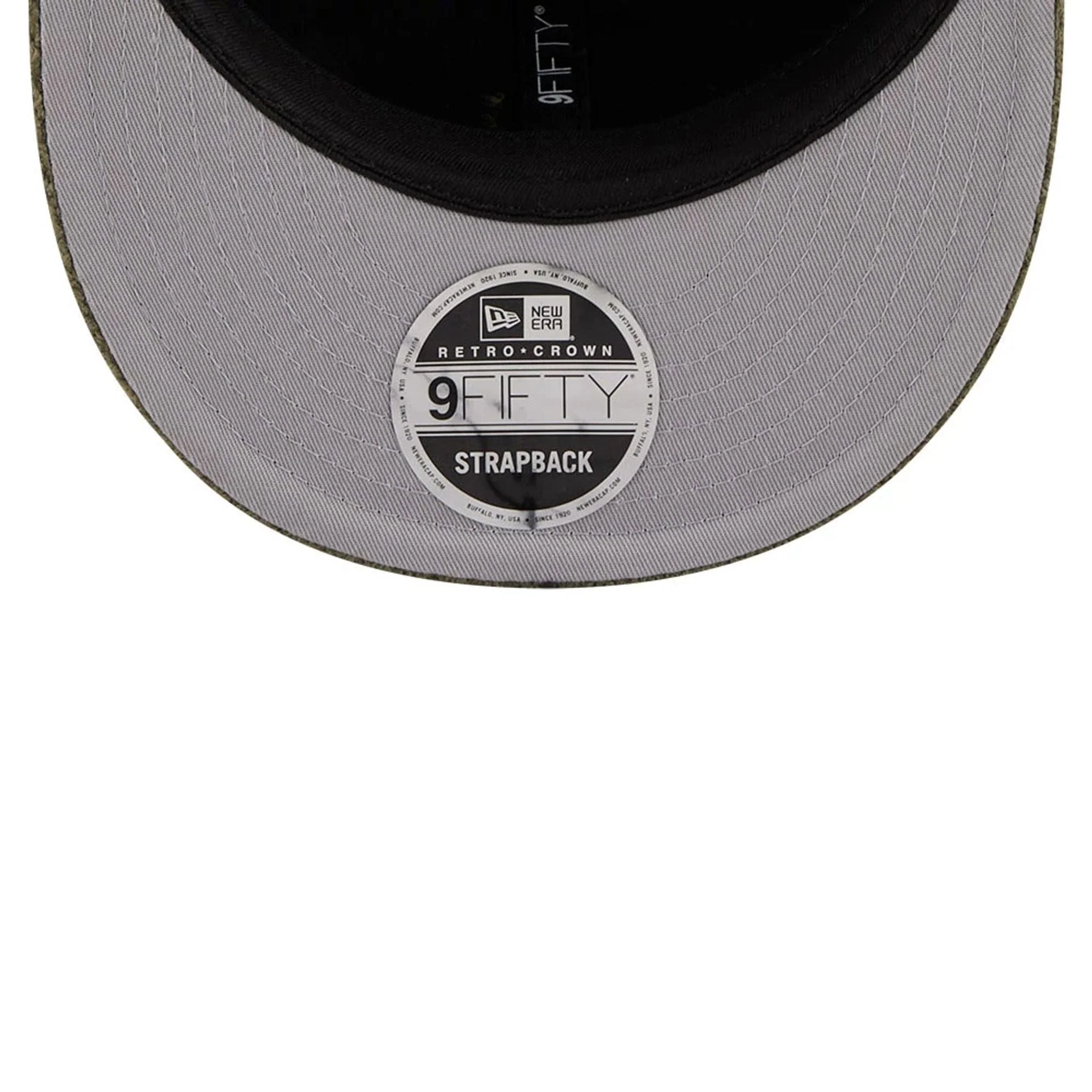 New Era Waffle Knit Green Retro Crown 9FIFTY Adjustable Cap - Image 2