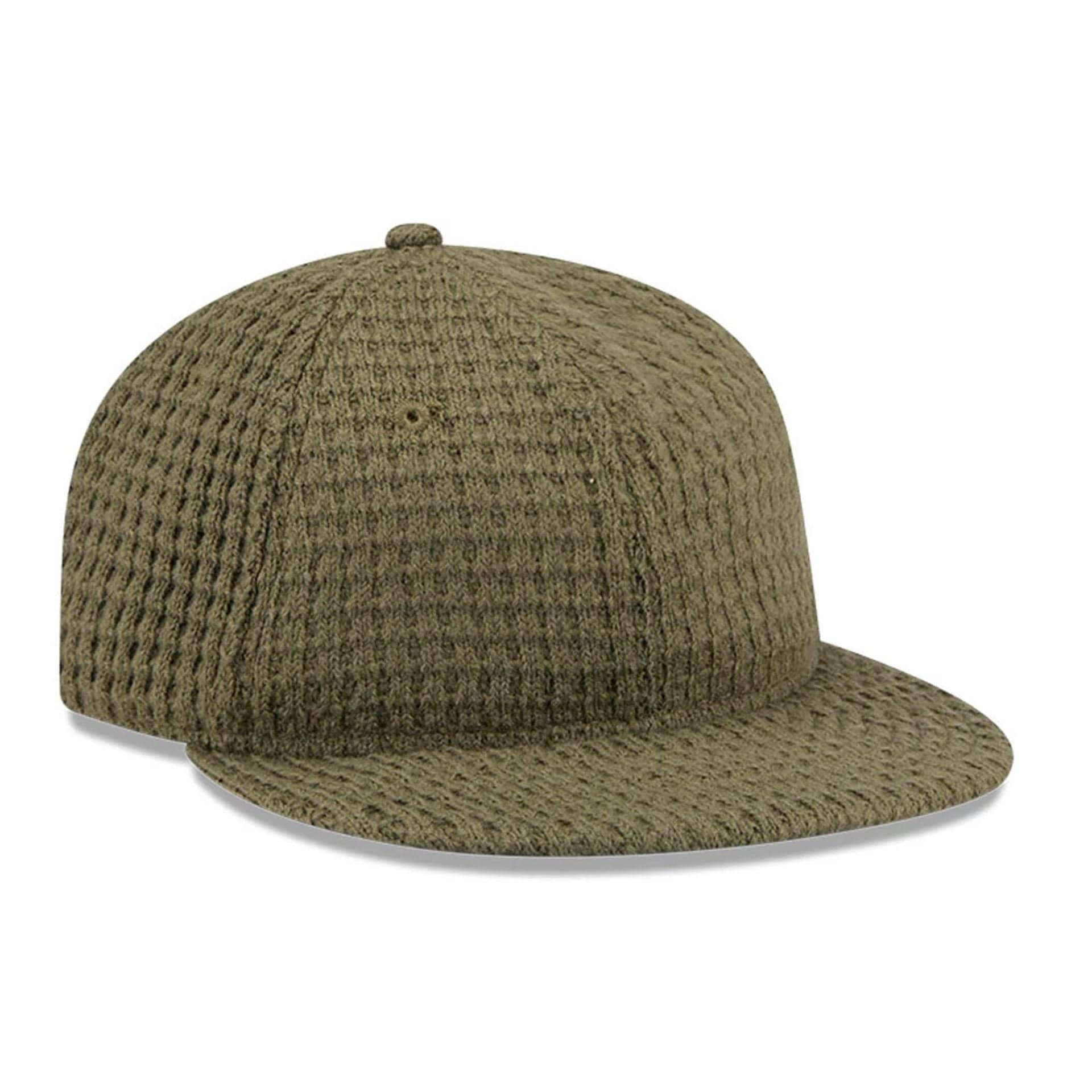 New Era Waffle Knit Green Retro Crown 9FIFTY Adjustable Cap - Image 4