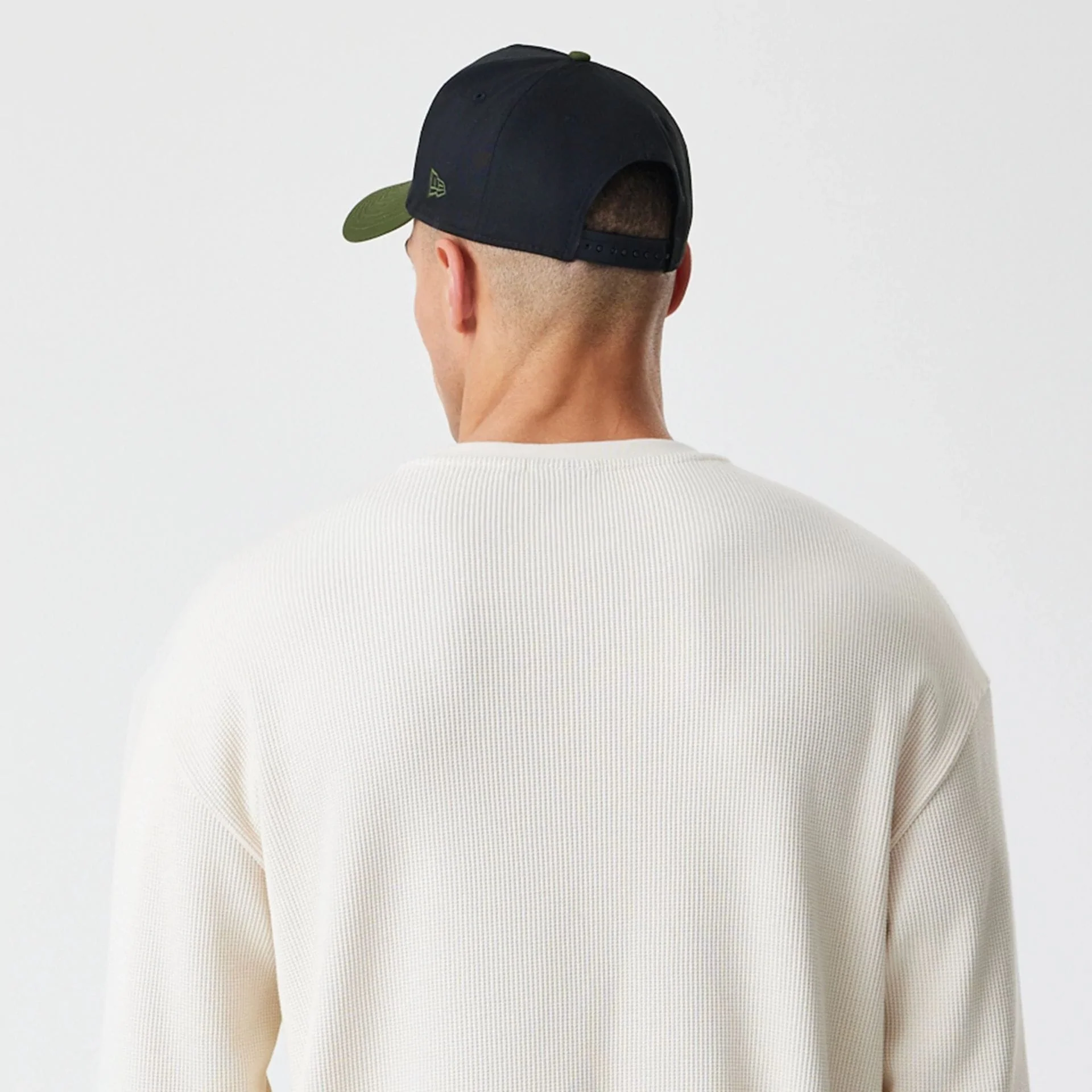 New Era Waffle Light Beige Long Sleeve T-Shirt - Image 7