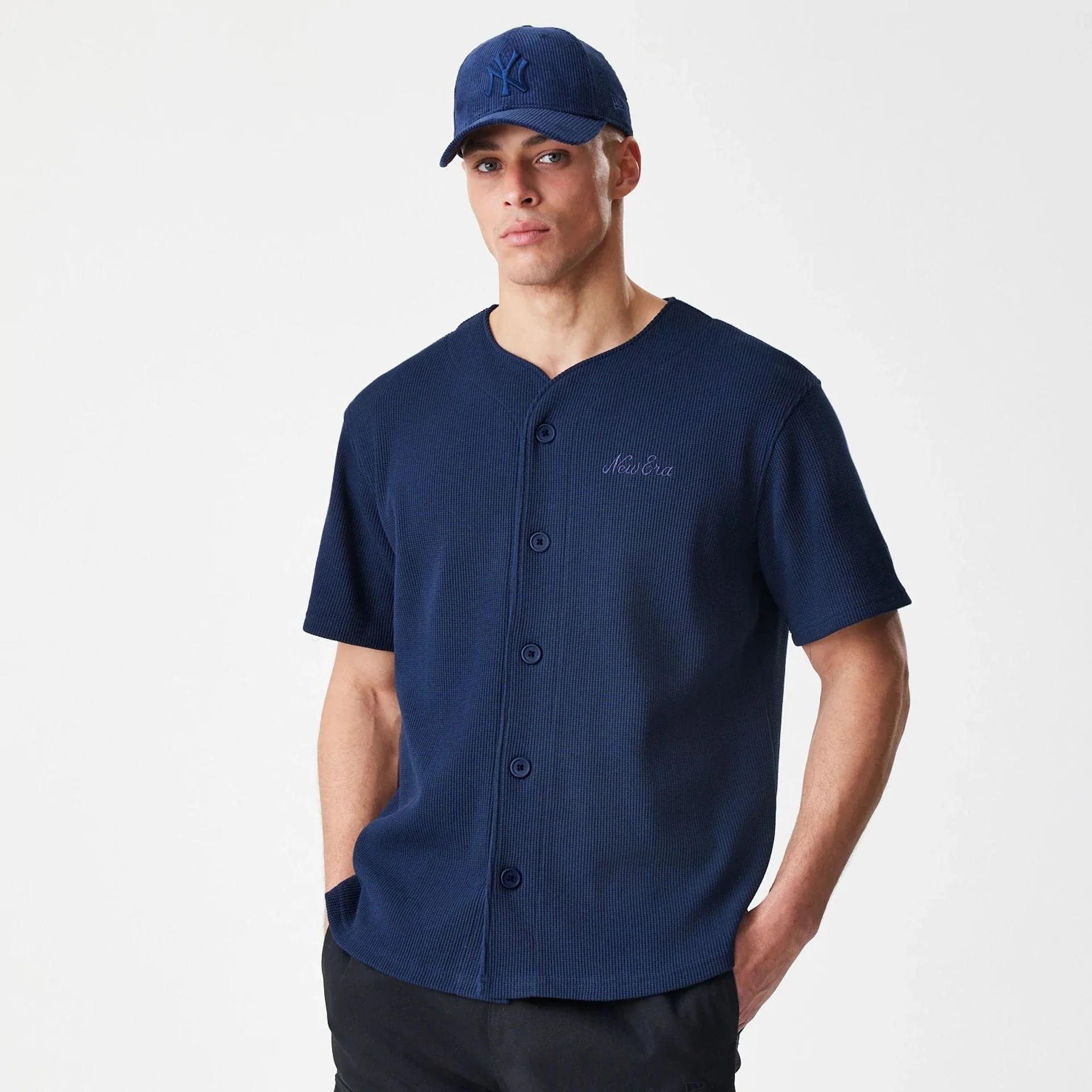 New Era Waffle Navy Jersey - Image 3