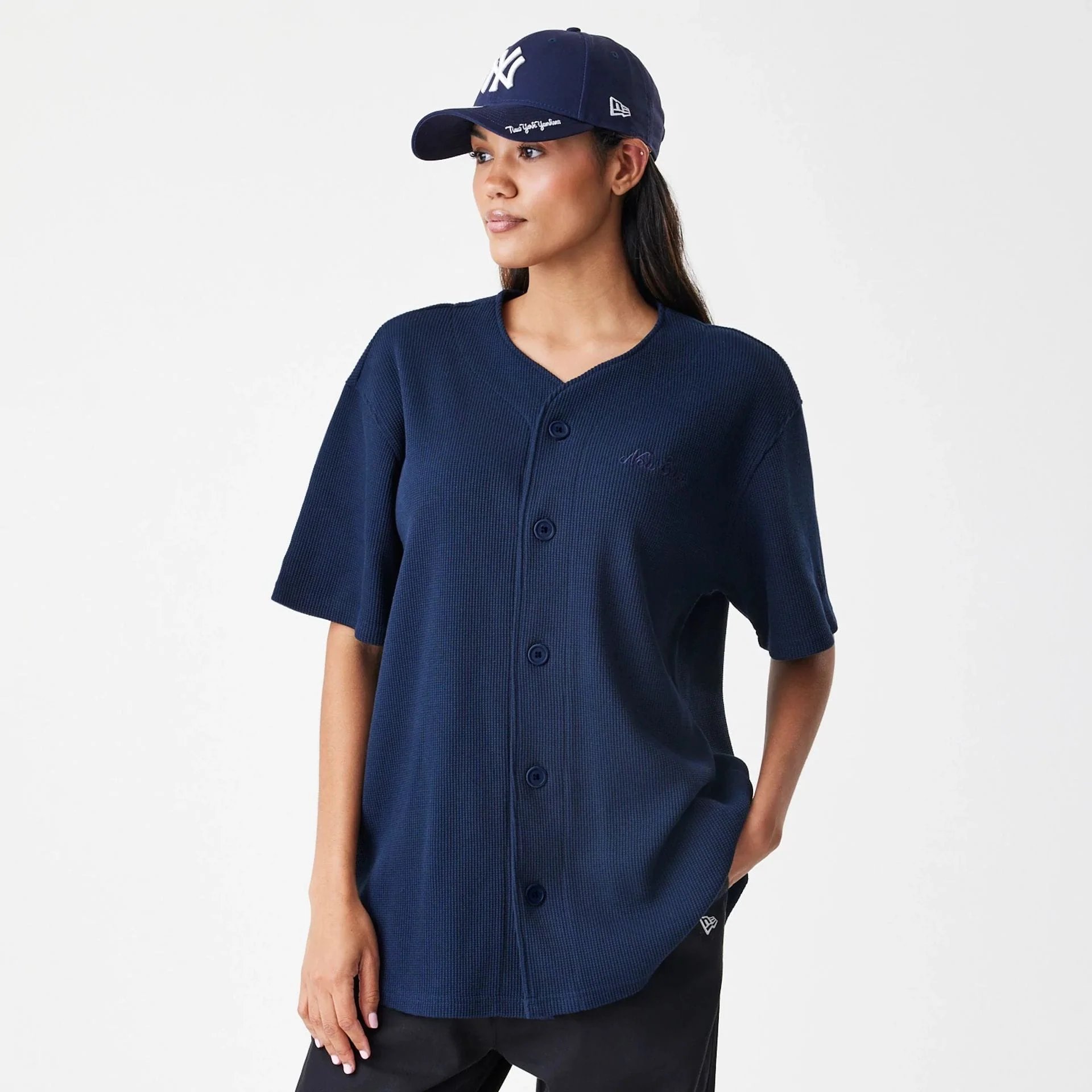 New Era Waffle Navy Jersey - Image 4