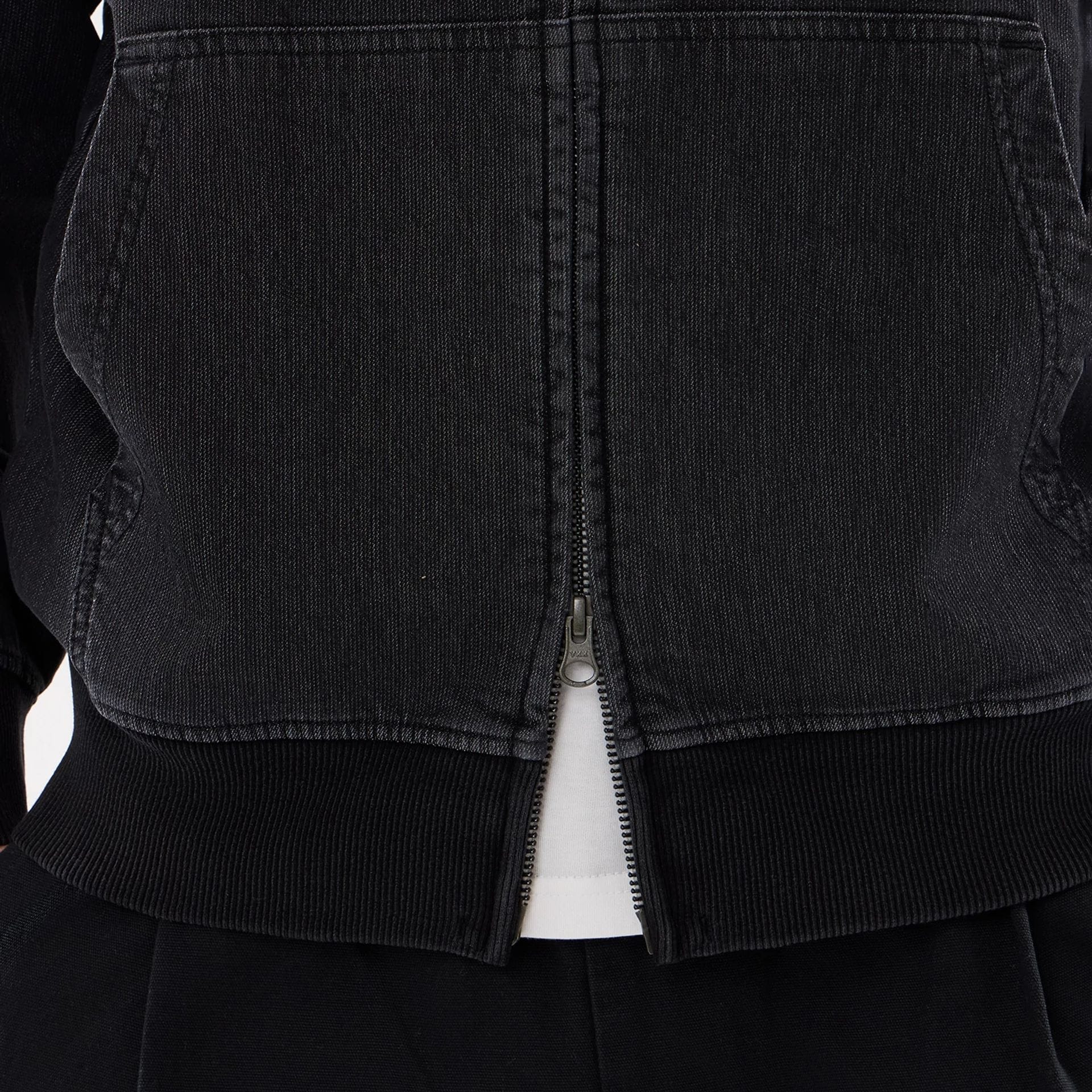 New Era Washed Black Full Zip Hoodie - Image 6
