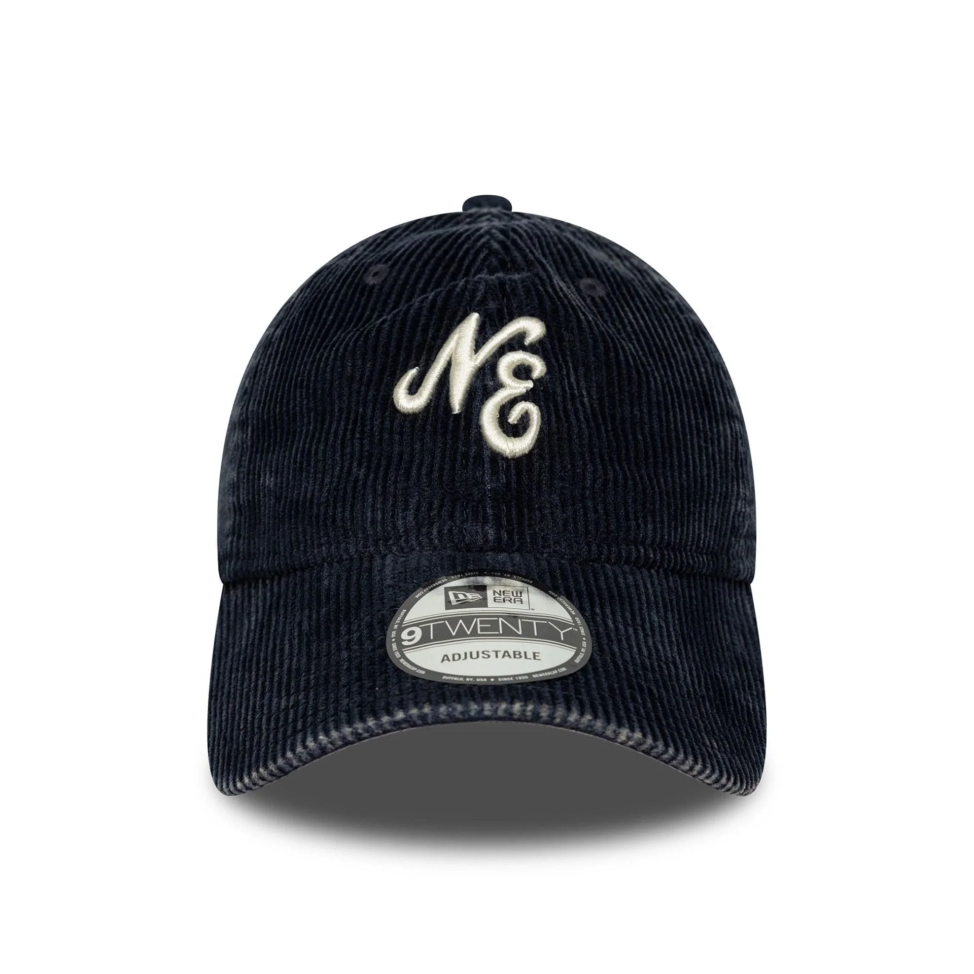 New Era Washed Cord Navy 9TWENTY Cap - Image 2