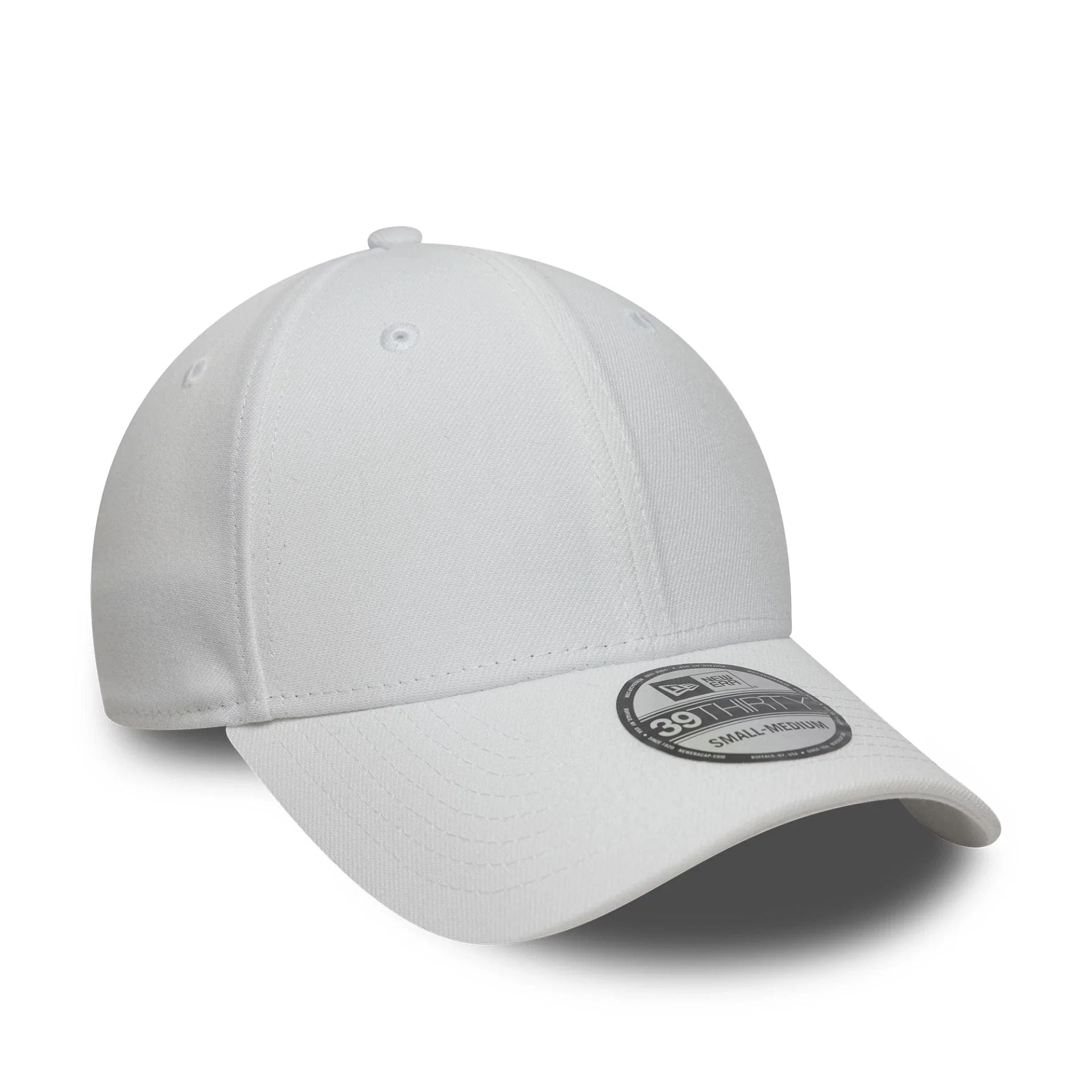 New Era White 39THIRTY Stretch Fit Cap - Image 3