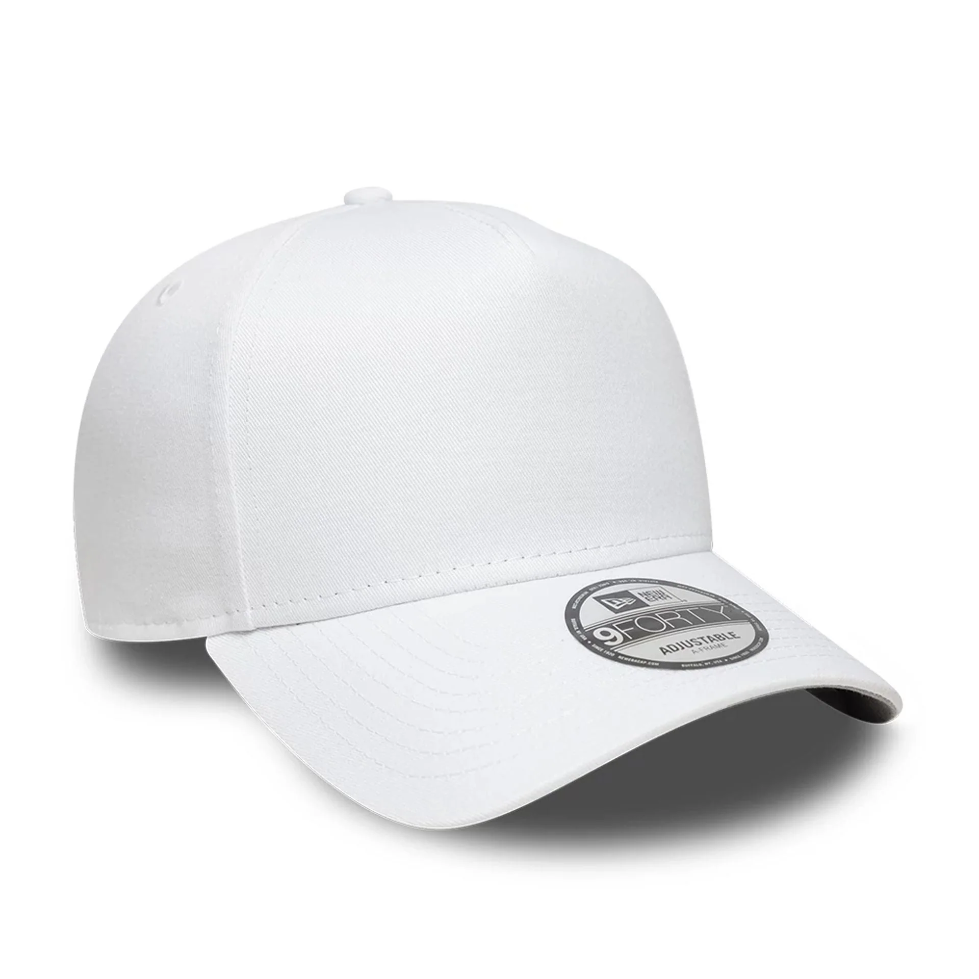 New Era White 9FORTY A-Frame Adjustable Cap - Image 4