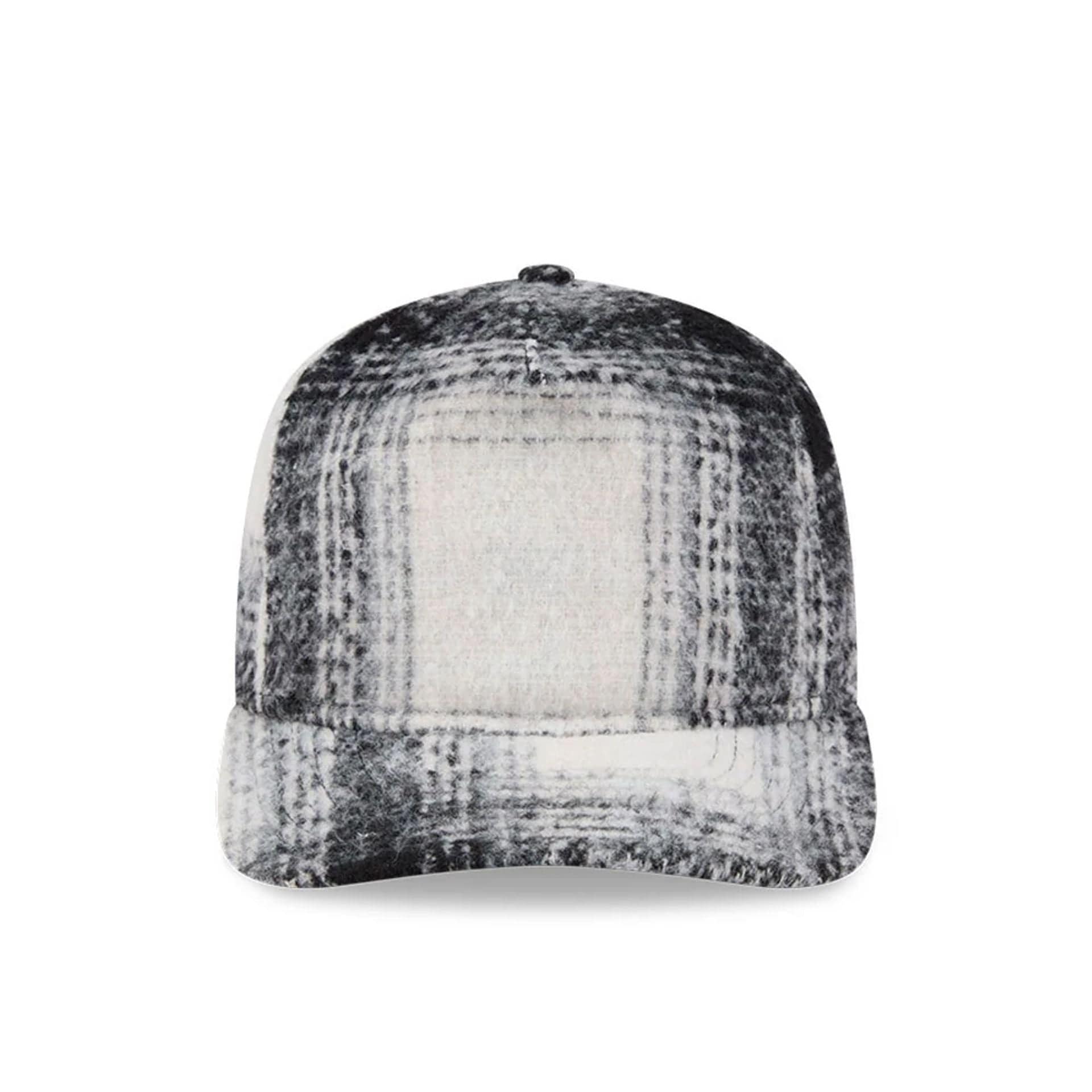 New Era White & Black Plaid 19TWENTY Adjustable Cap - Image 4