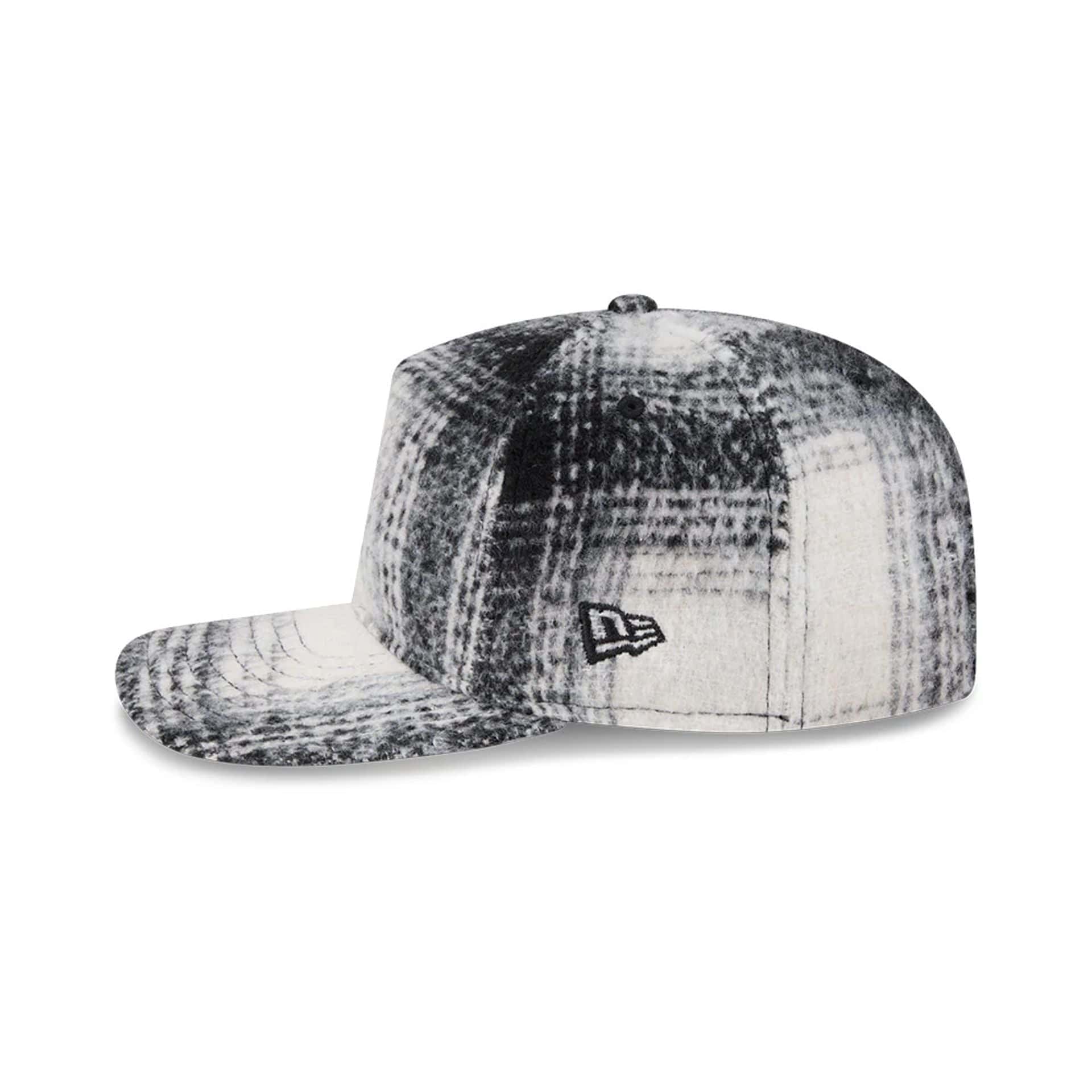 New Era White & Black Plaid 19TWENTY Adjustable Cap - Image 6